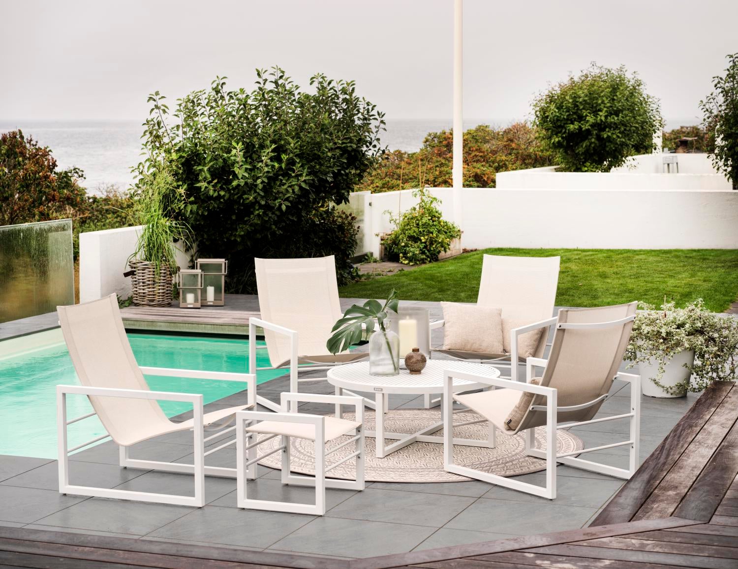 Brafab Vevi fåtölj Vit/vit