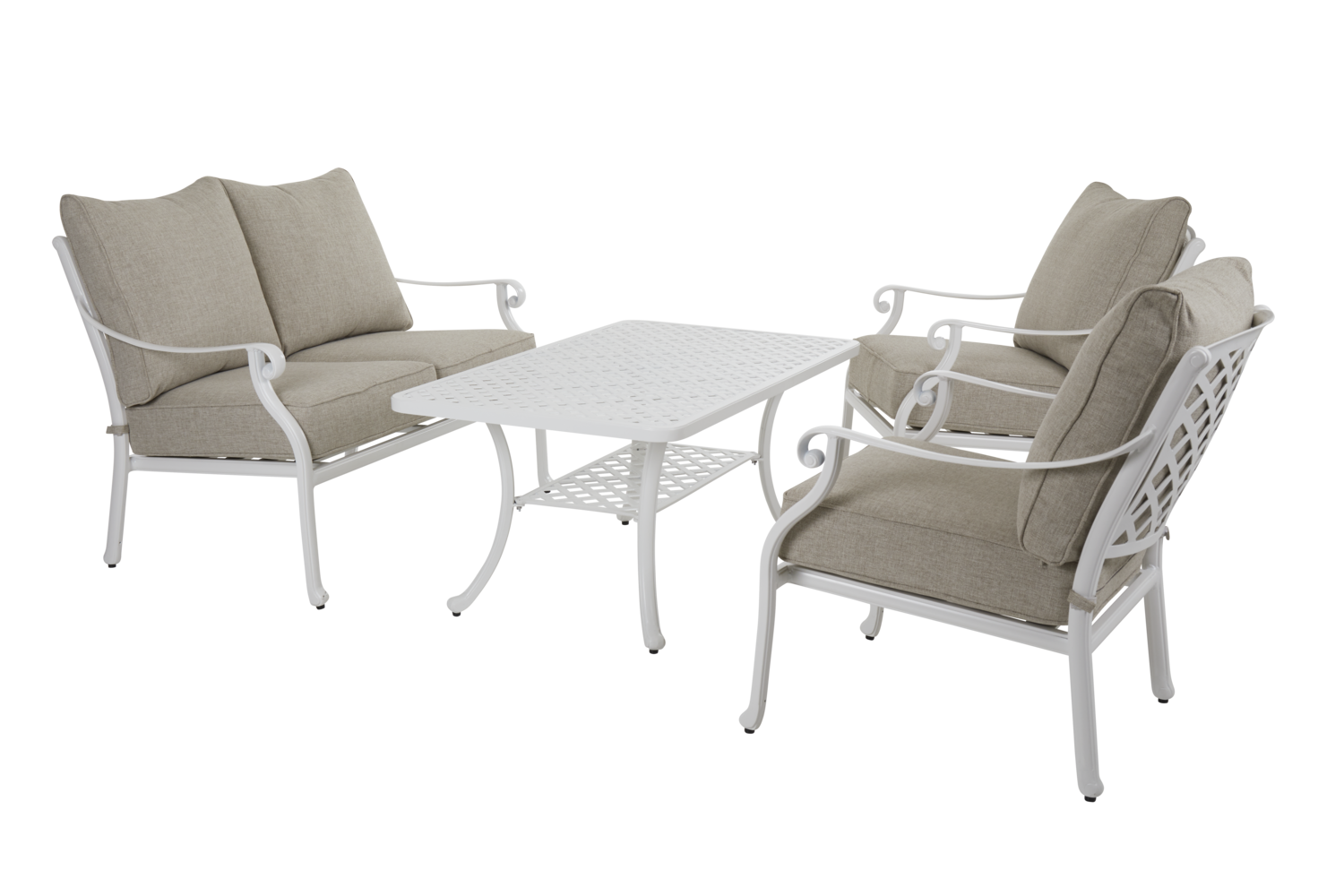 Brafab Arras soffbord Vit 70x125 cm