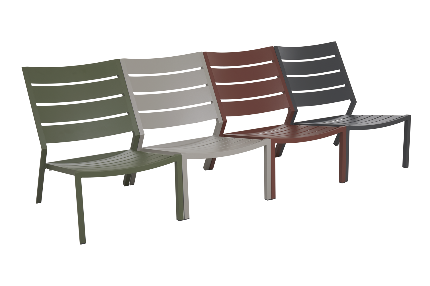 Brafab Delia loungefåtölj Khaki