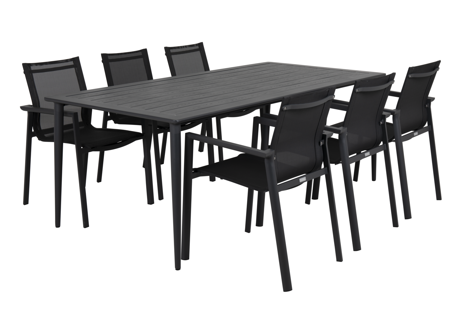 Brafab Delia karmstol Antracit/svart