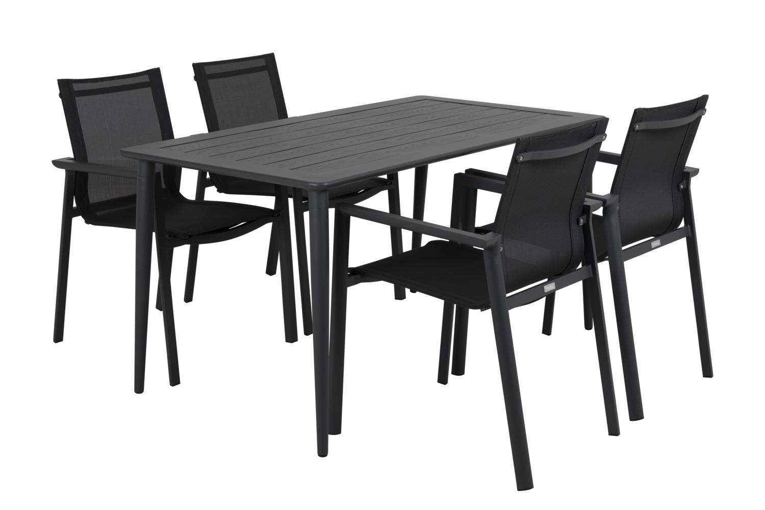 Brafab Nimes matbord Antracit 78x140 cm