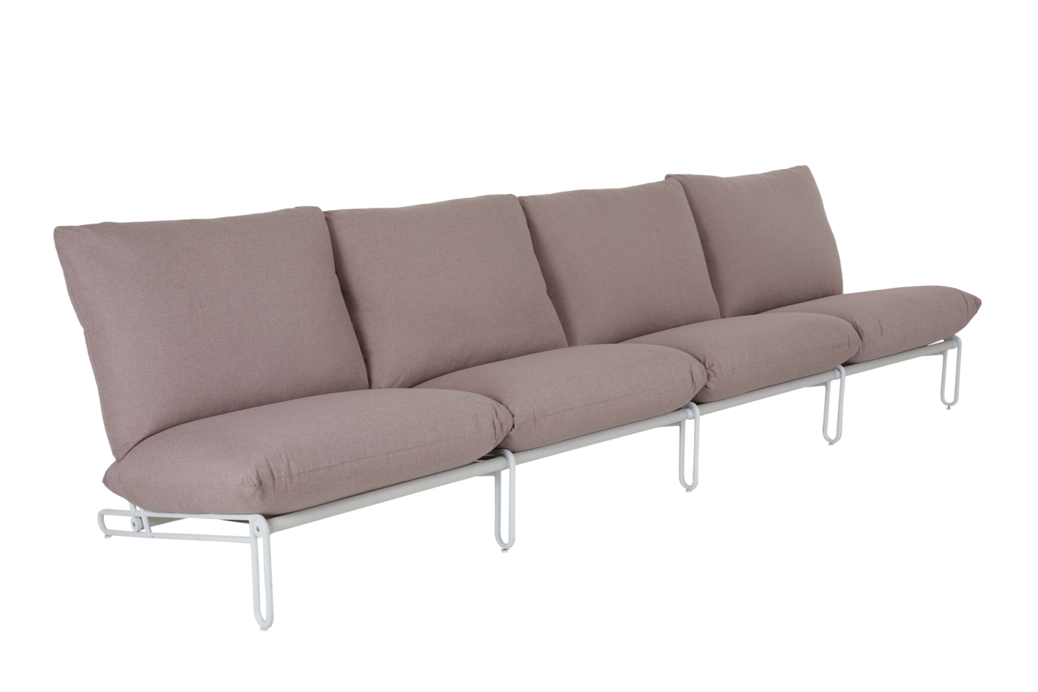 Brafab Blixt sittdel Vit/Dusty pink