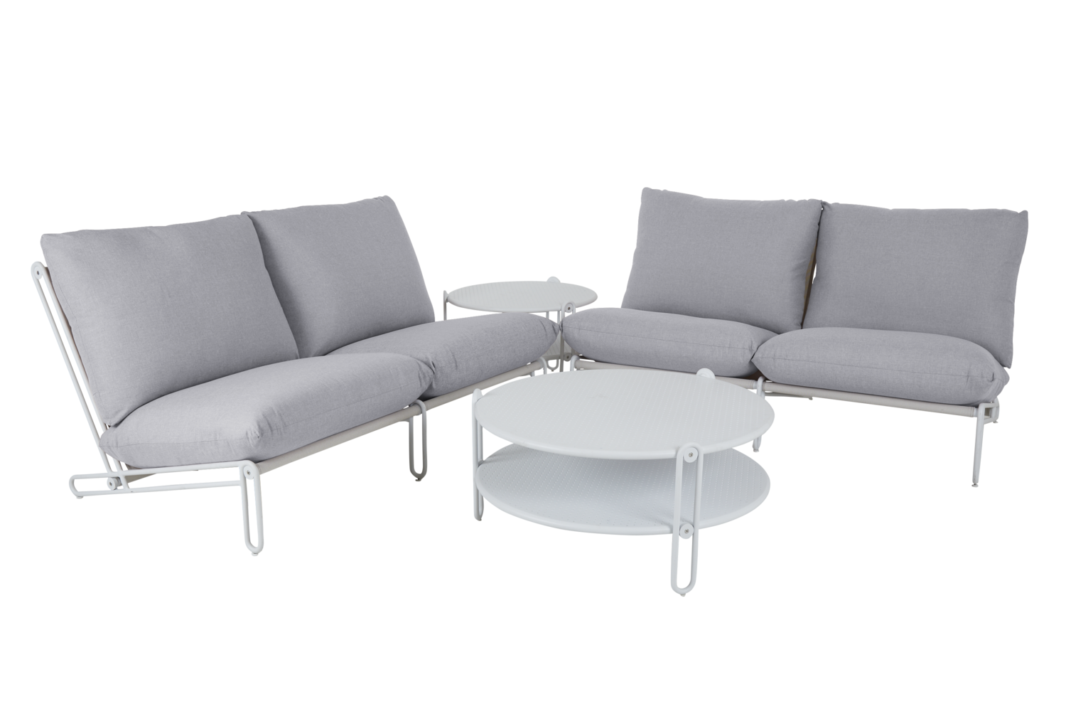 Brafab Blixt sittdel Vit/Sky grey