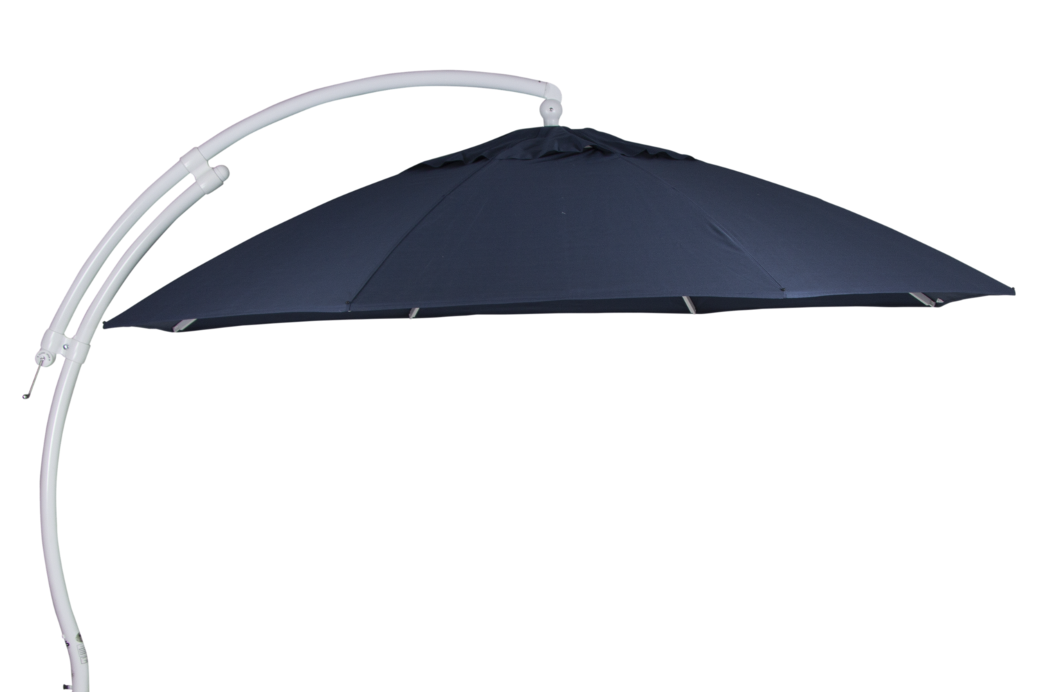 Brafab Easy Sun frihängande parasoll Vit/blå 3,75 M