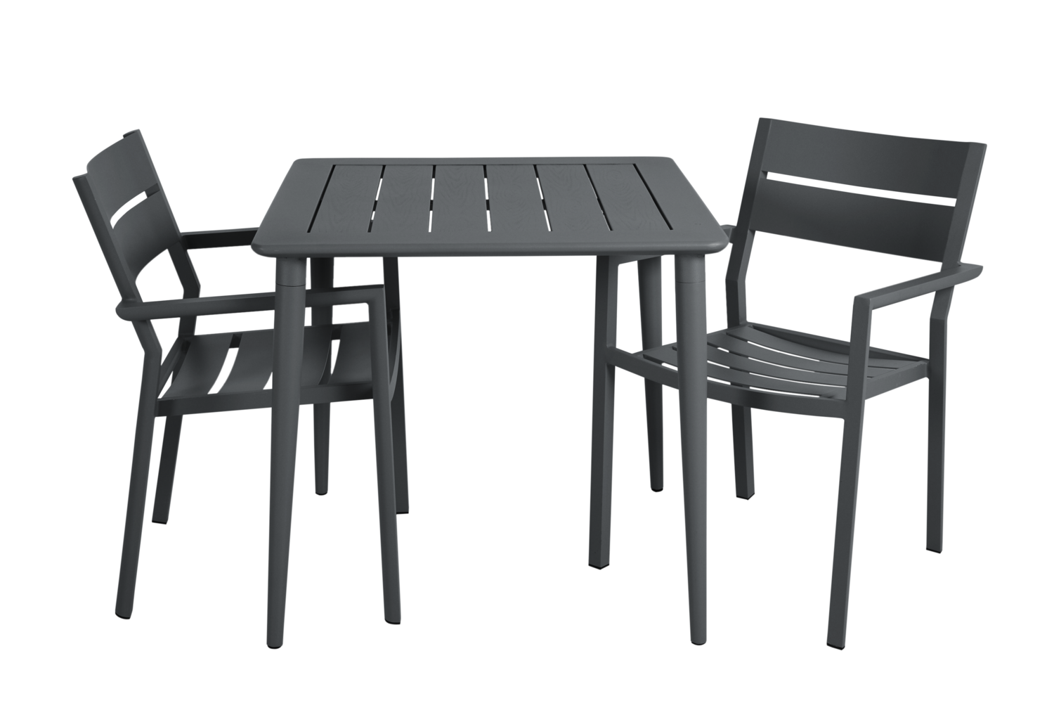 Brafab Nimes matbord Antracit 78x78 cm