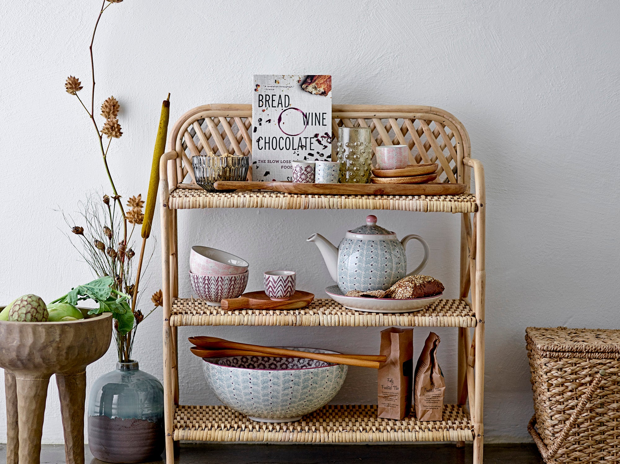 Bloomingville Maya Tallrik, Multi, Stengods