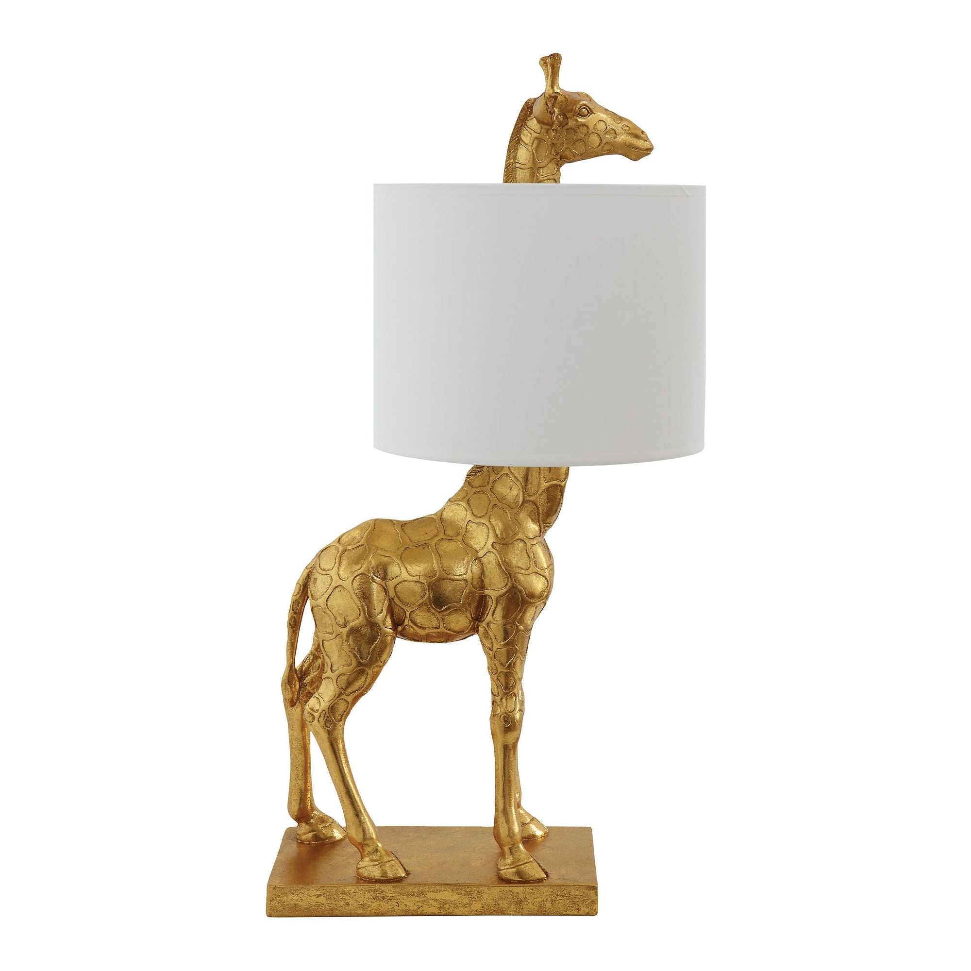 Creative Collection Silas Bordslampa, Guld, Polyresin