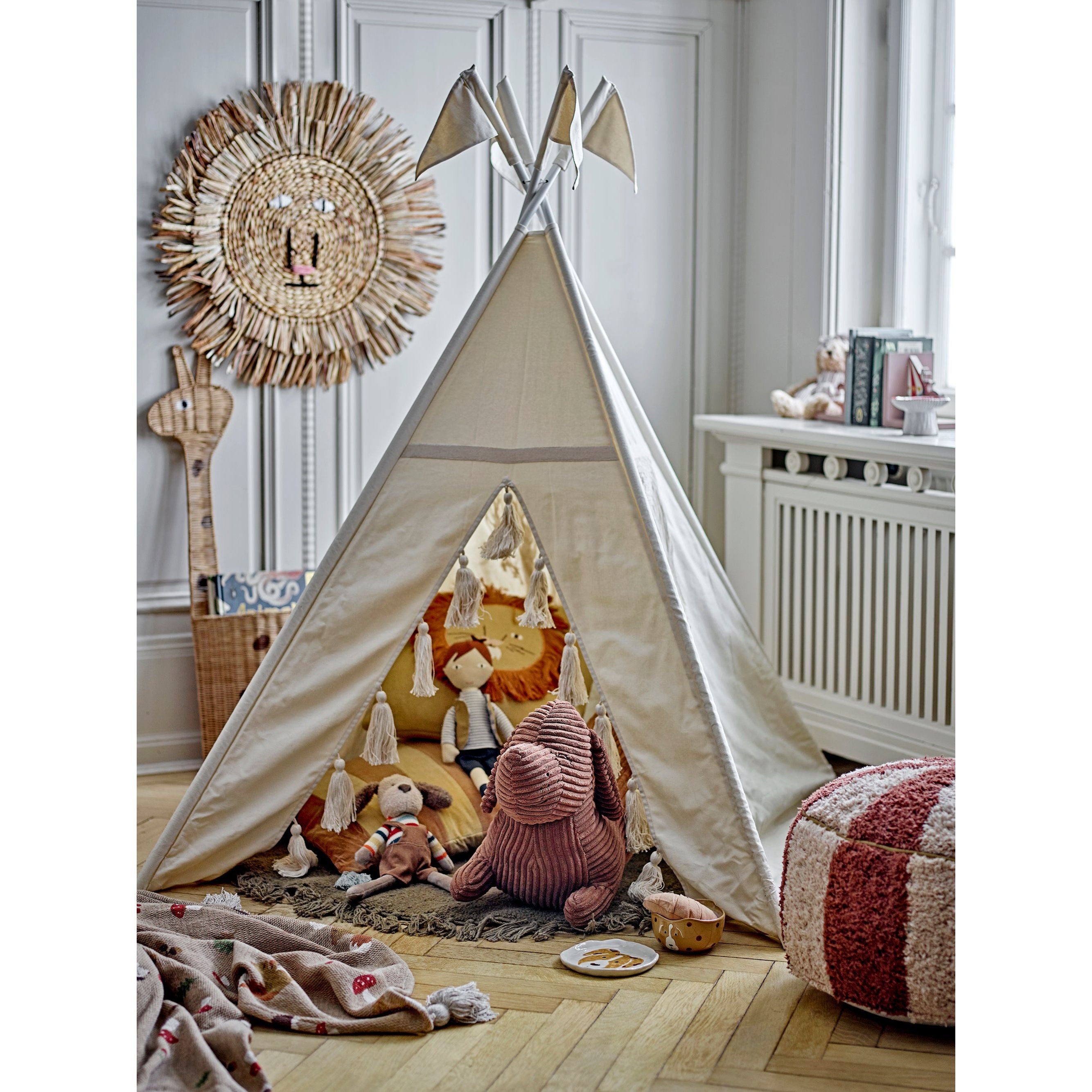 Bloomingville Mini Fardin Barns Tipi, Natur, Bomull