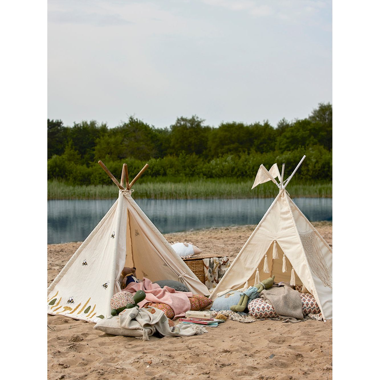 Bloomingville Mini Fardin Barns Tipi, Natur, Bomull