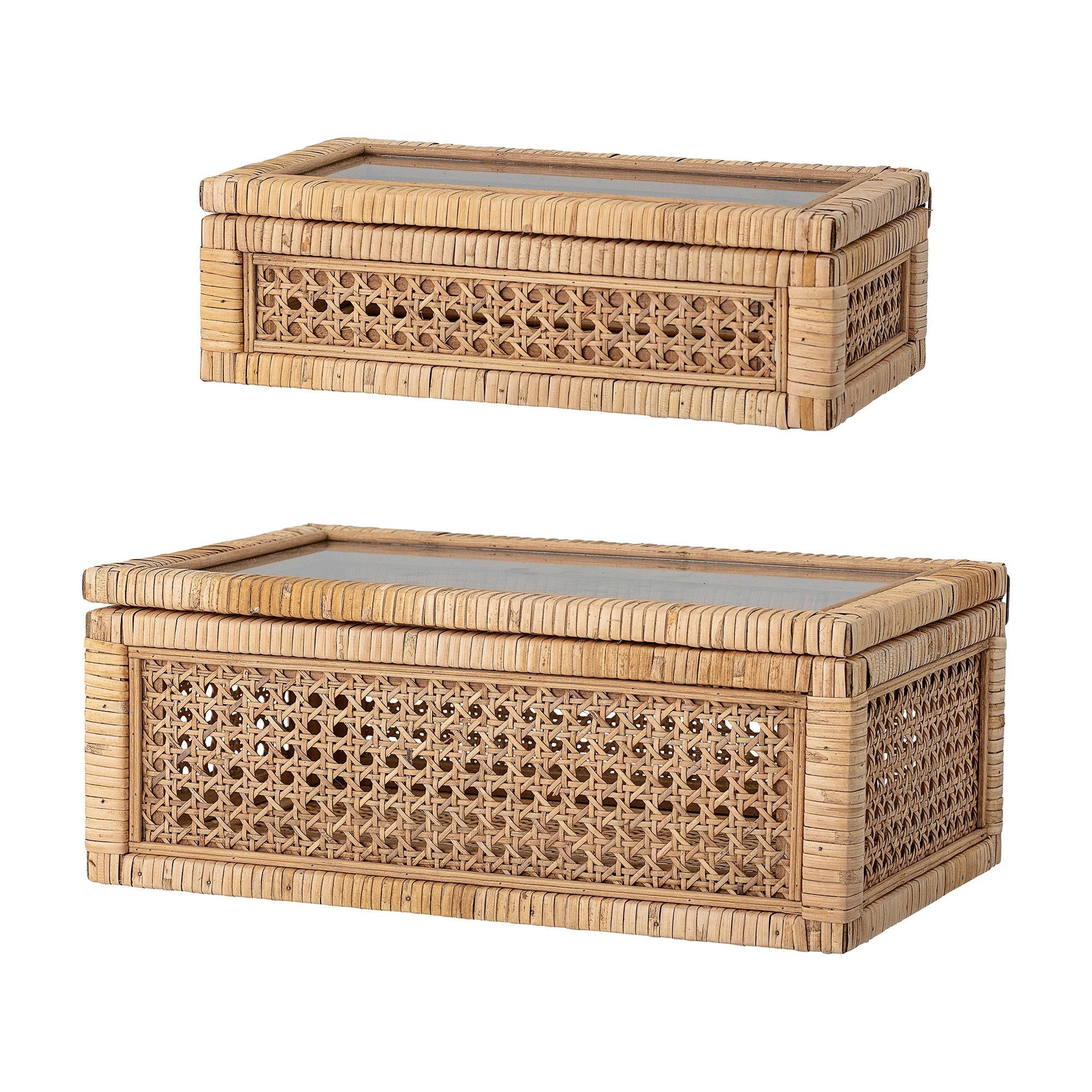 Bloomingville Lally Box med Lock, Natur, Rattan