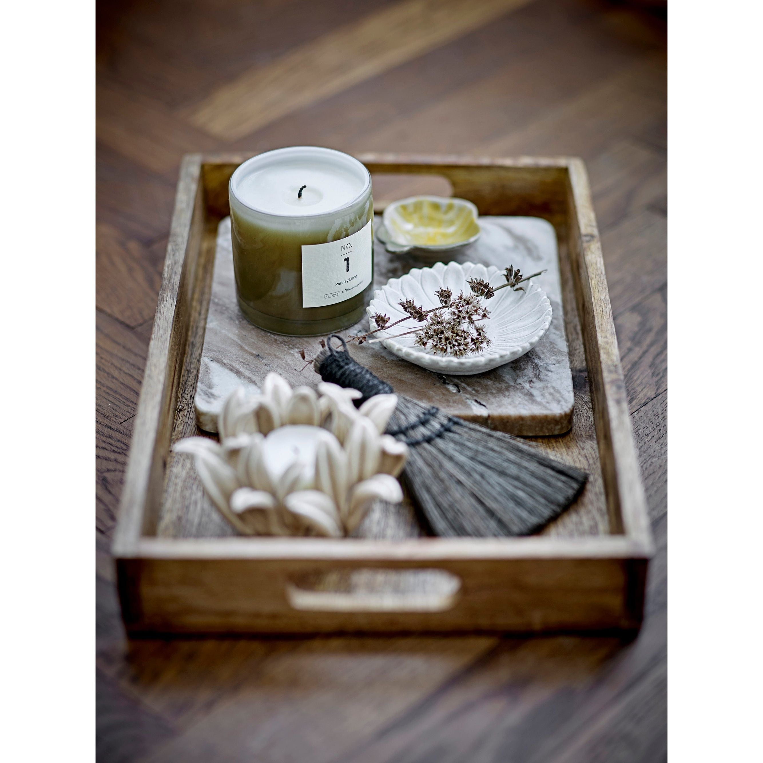 Illume X Bloomingville NO.1-Persilja Lime Doftljus, Grön, Naturligt Vax