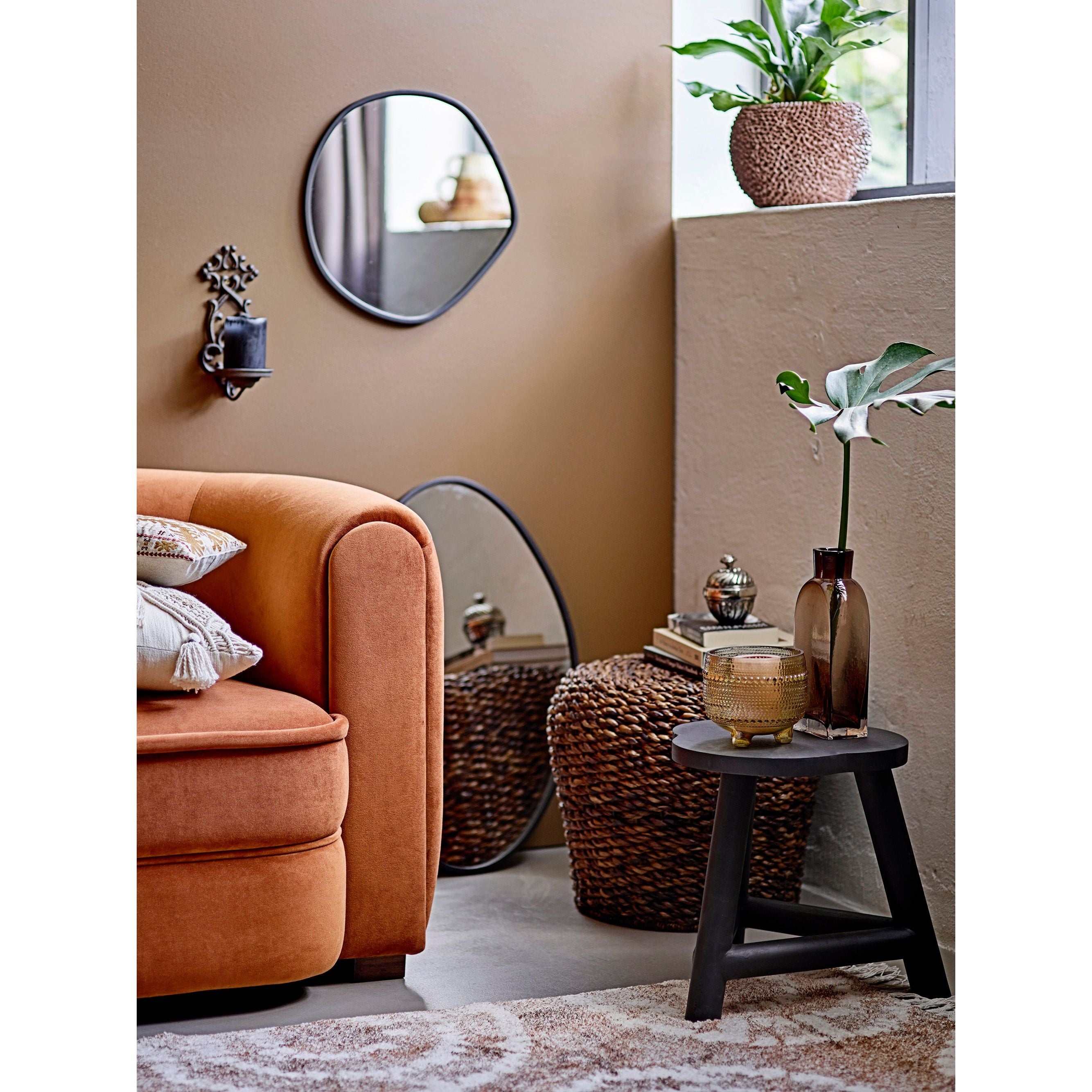 Creative Collection Malie Pall, Svart, Mango