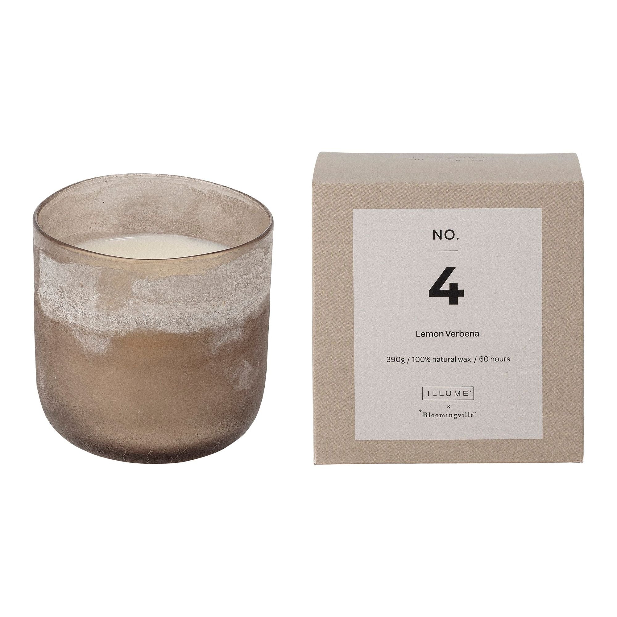 Illume X Bloomingville NO.4-Citronverbena Doftljus, Natur, Vax