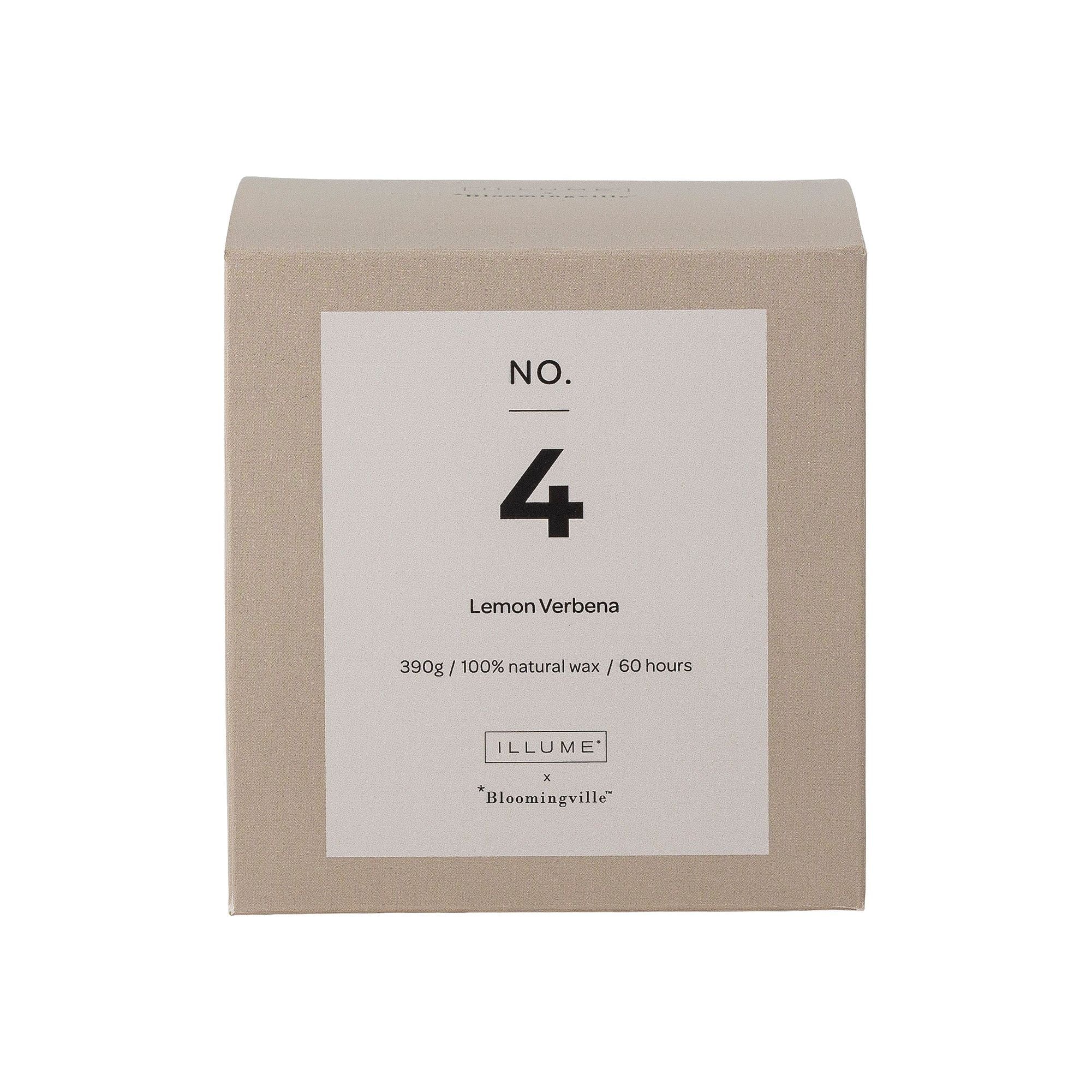 Illume X Bloomingville NO.4-Citronverbena Doftljus, Natur, Vax