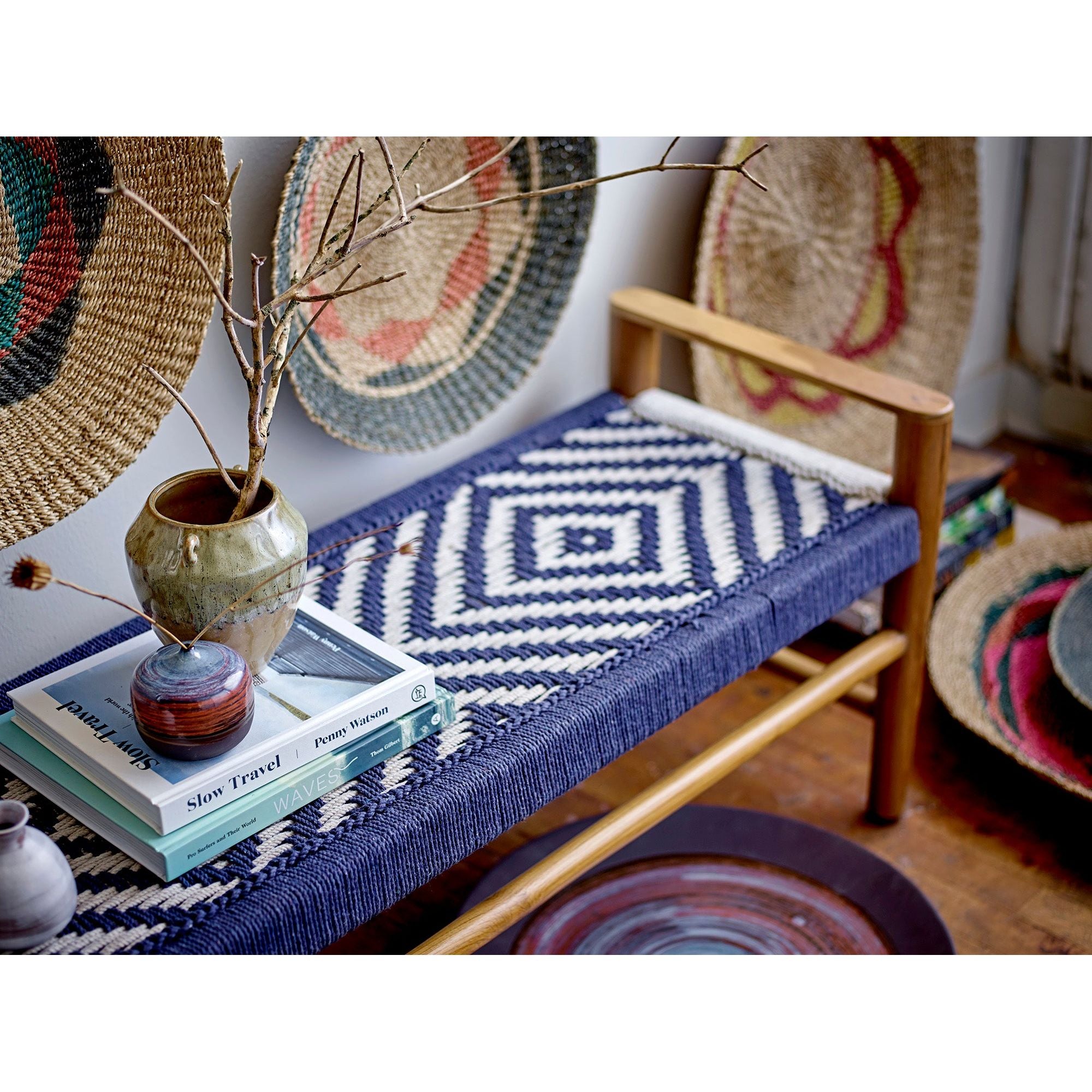 Creative Collection Maes Deco, Blå, Stengods