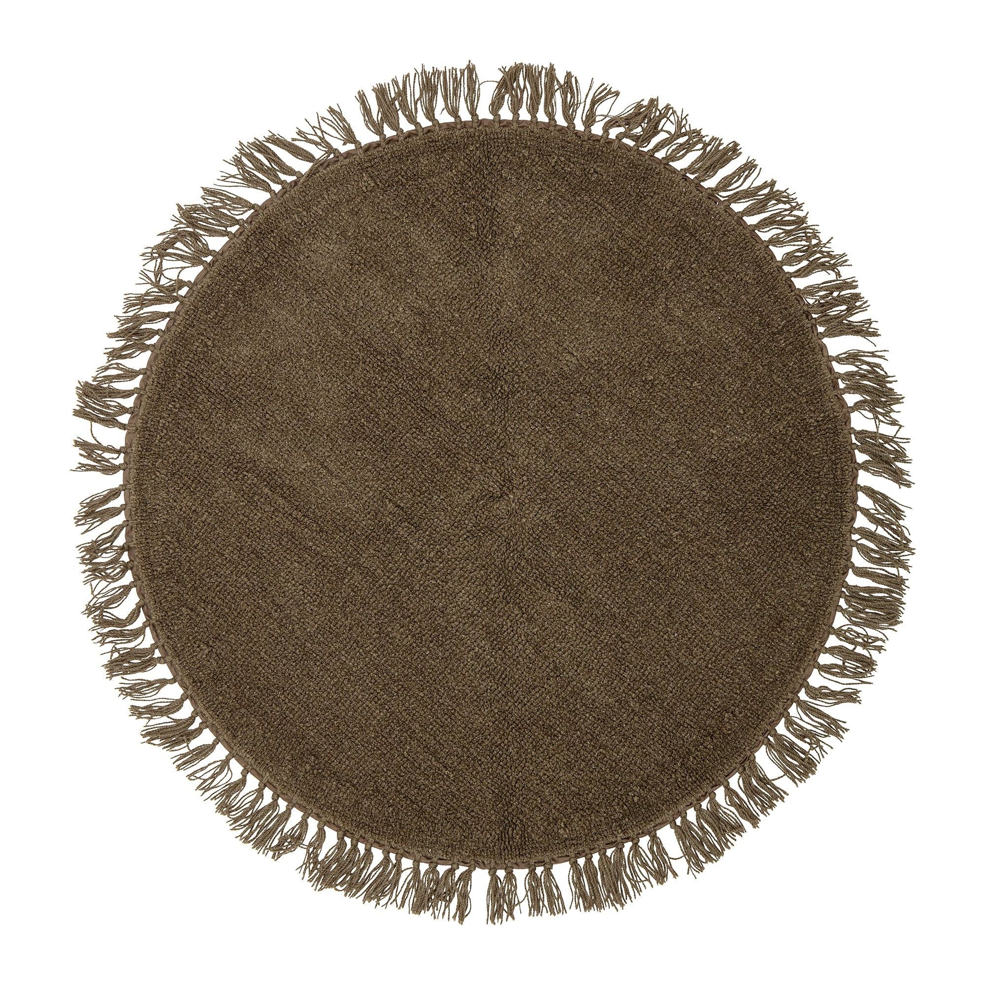 Bloomingville Lenea Matta, Grön, Ull