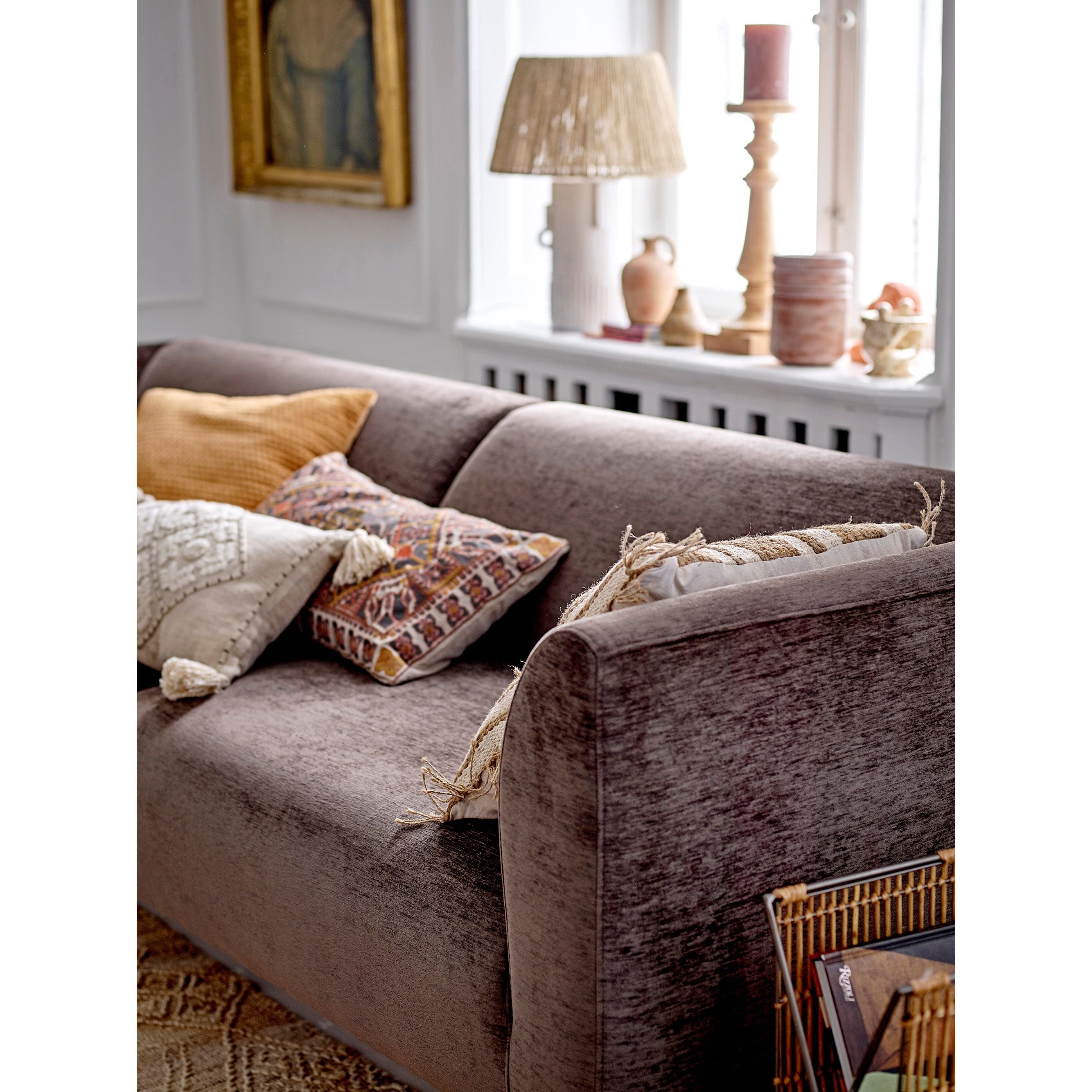 Bloomingville Lanna Soffa, Brun, FSC® Mix, Polyester