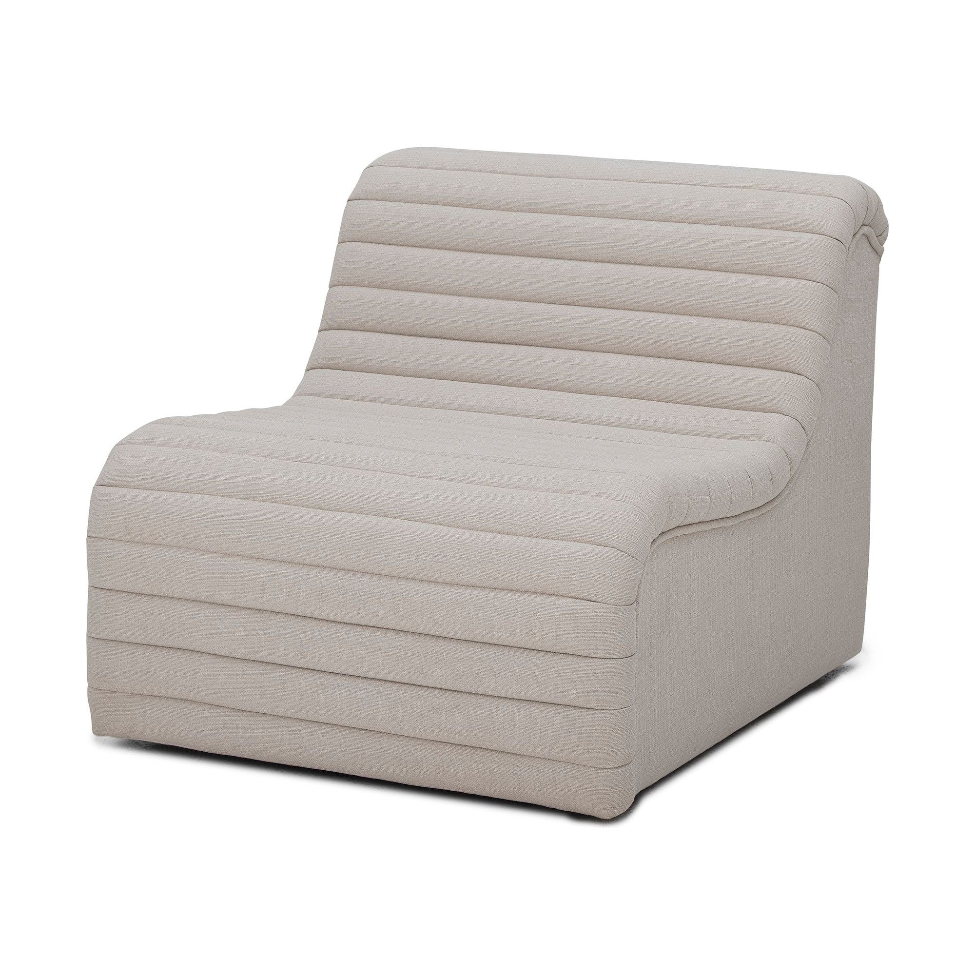 Bloomingville Allure Loungestol, Natur, Polyester