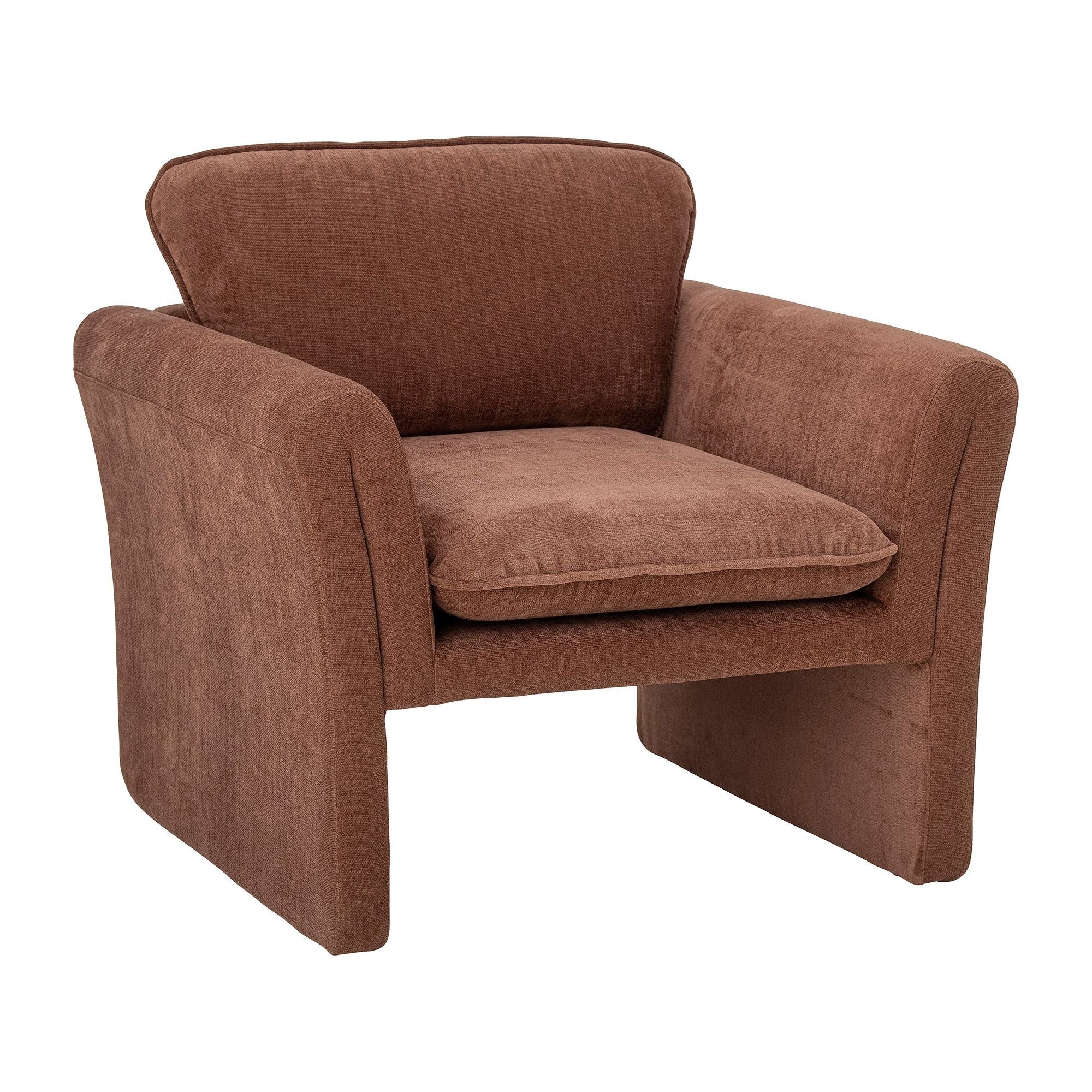 Bloomingville Paseo Loungestol, Brun, Polyester