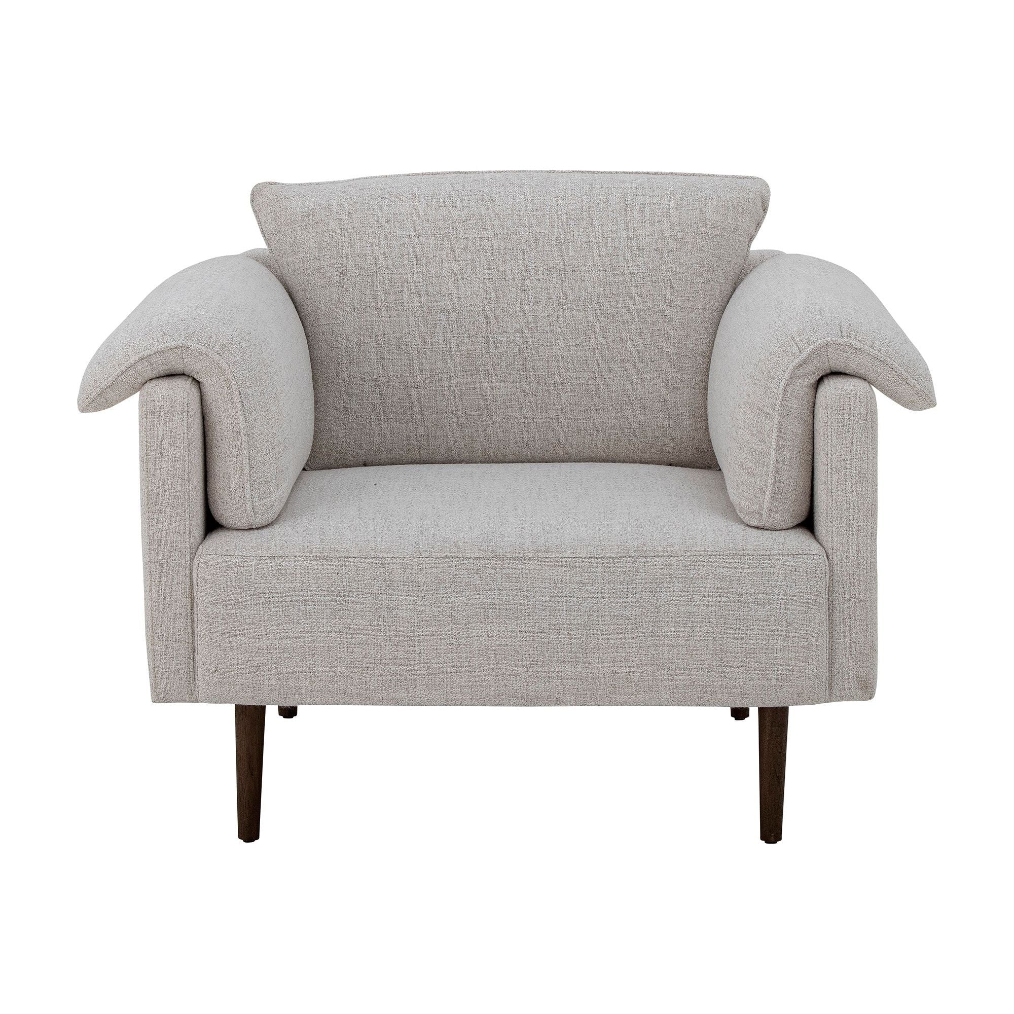 Bloomingville Chesham Loungestol, Vit, Polyester