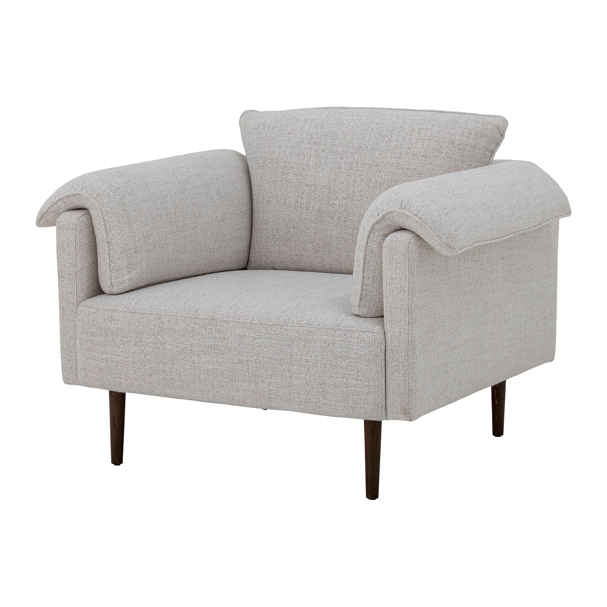 Bloomingville Chesham Loungestol, Vit, Polyester