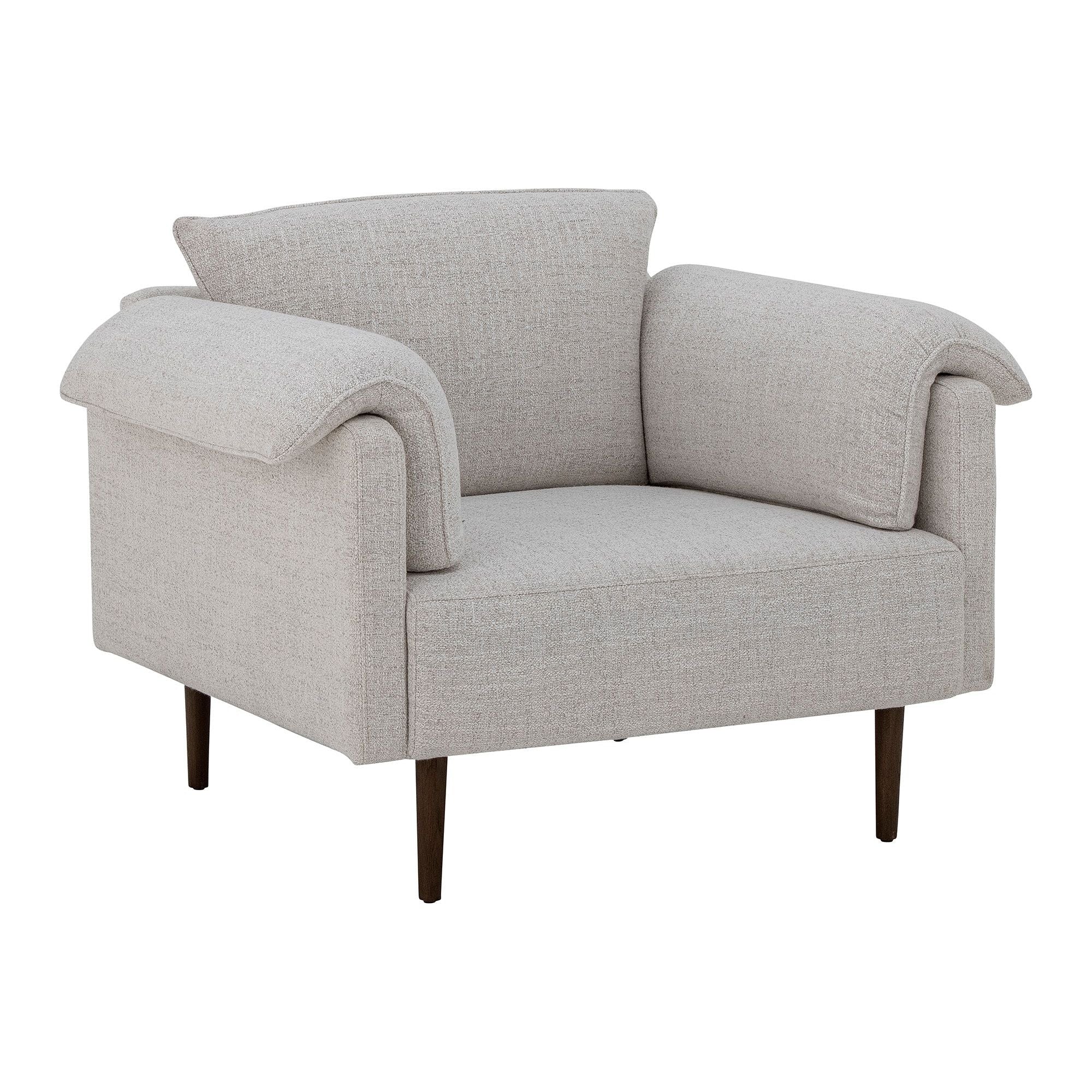 Bloomingville Chesham Loungestol, Vit, Polyester