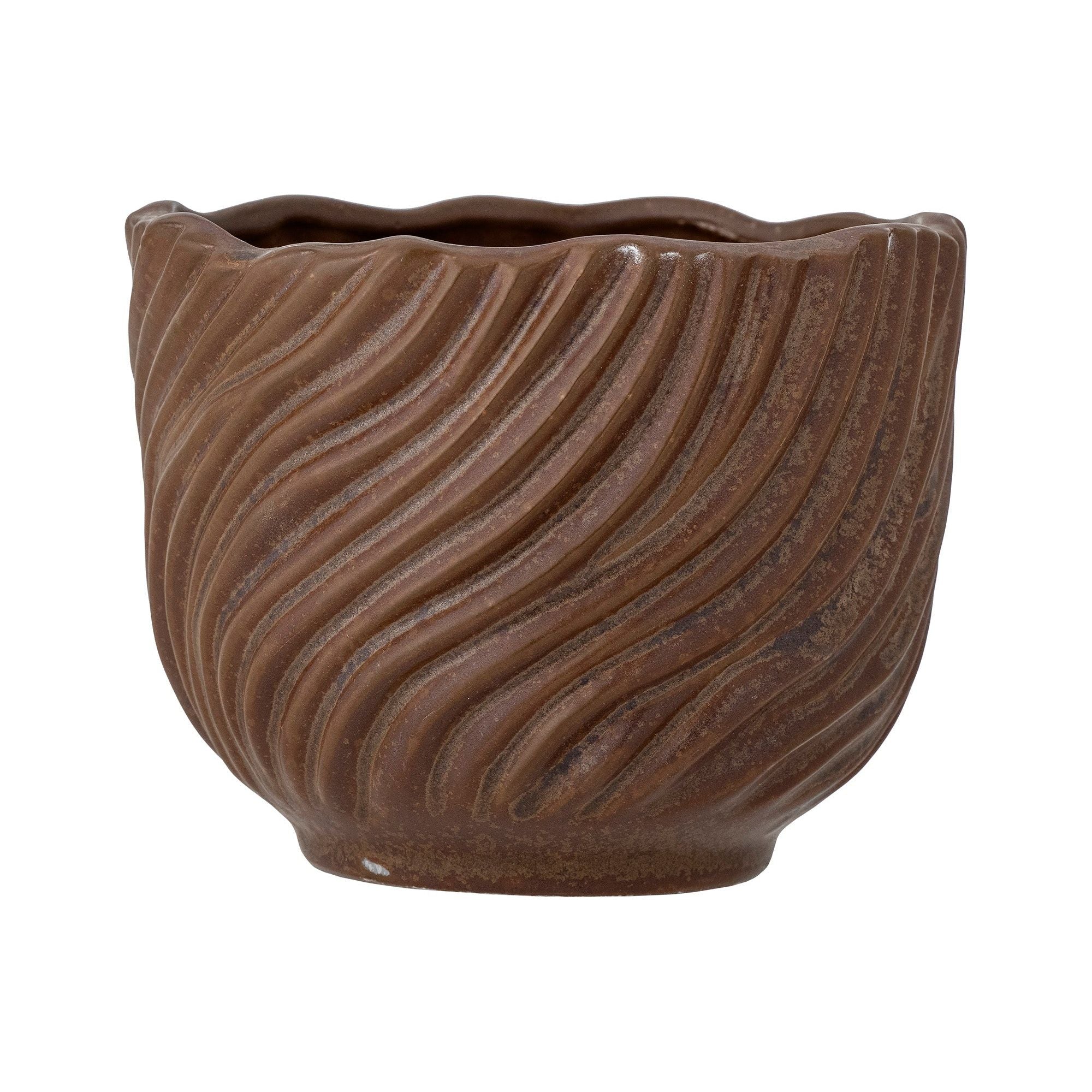 Creative Collection Sella Blomkruka, Brun, Stengods