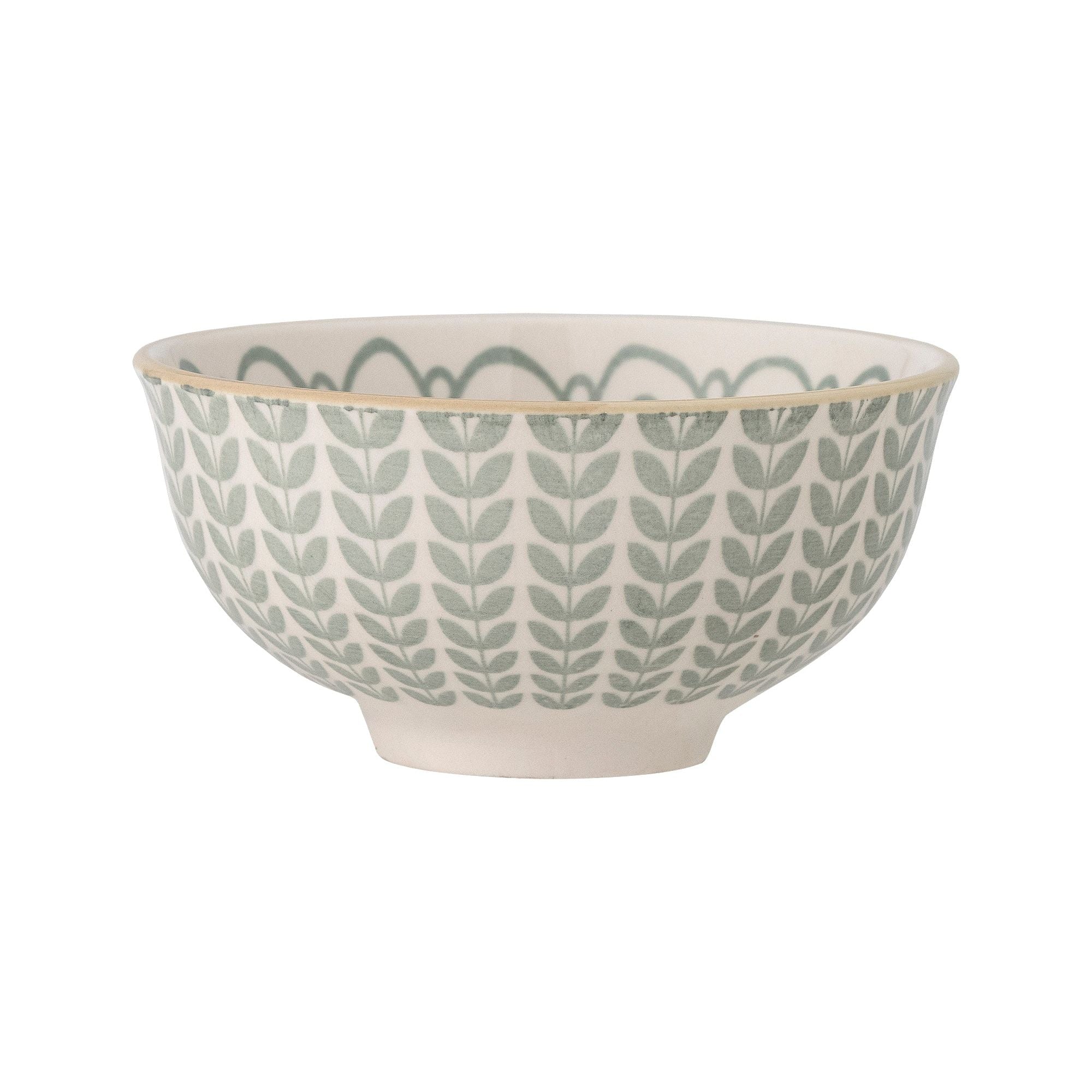 Creative Collection Maple Skål, Grön, Stengods