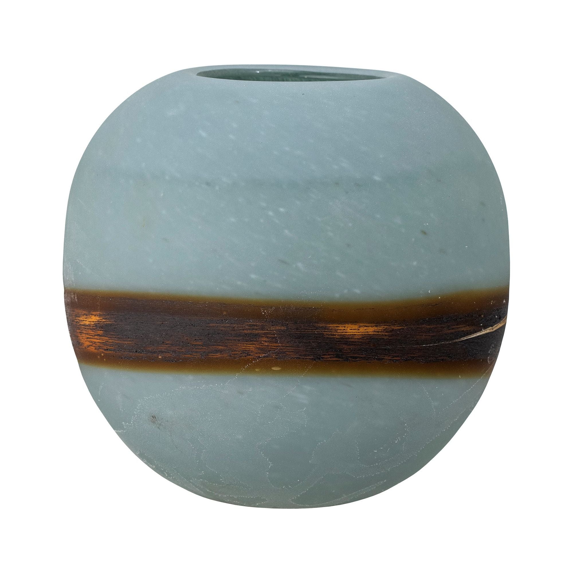 Creative Collection Melike Vas, Blå, Glas