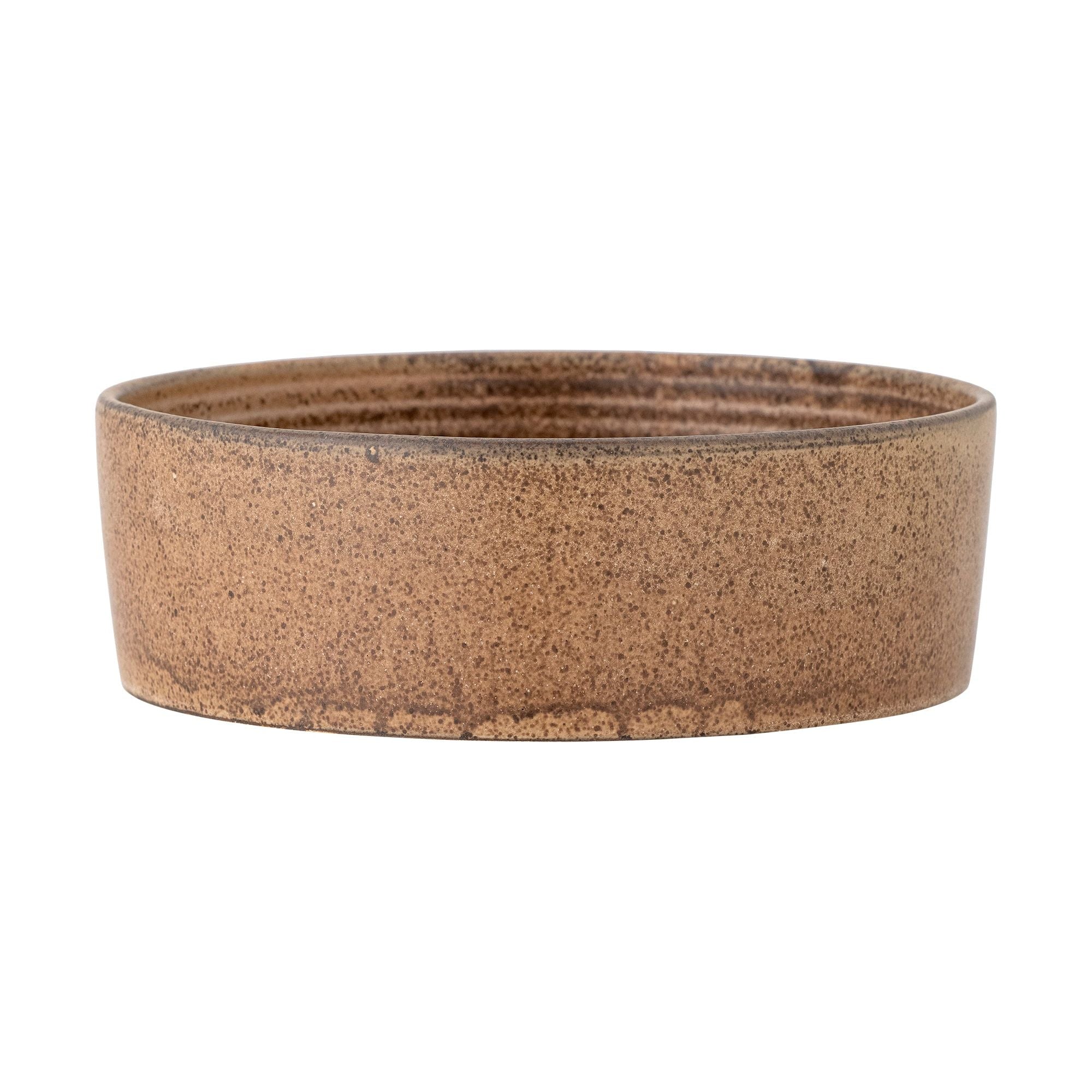 Bloomingville Buddy Bowl, Brun, Stengods