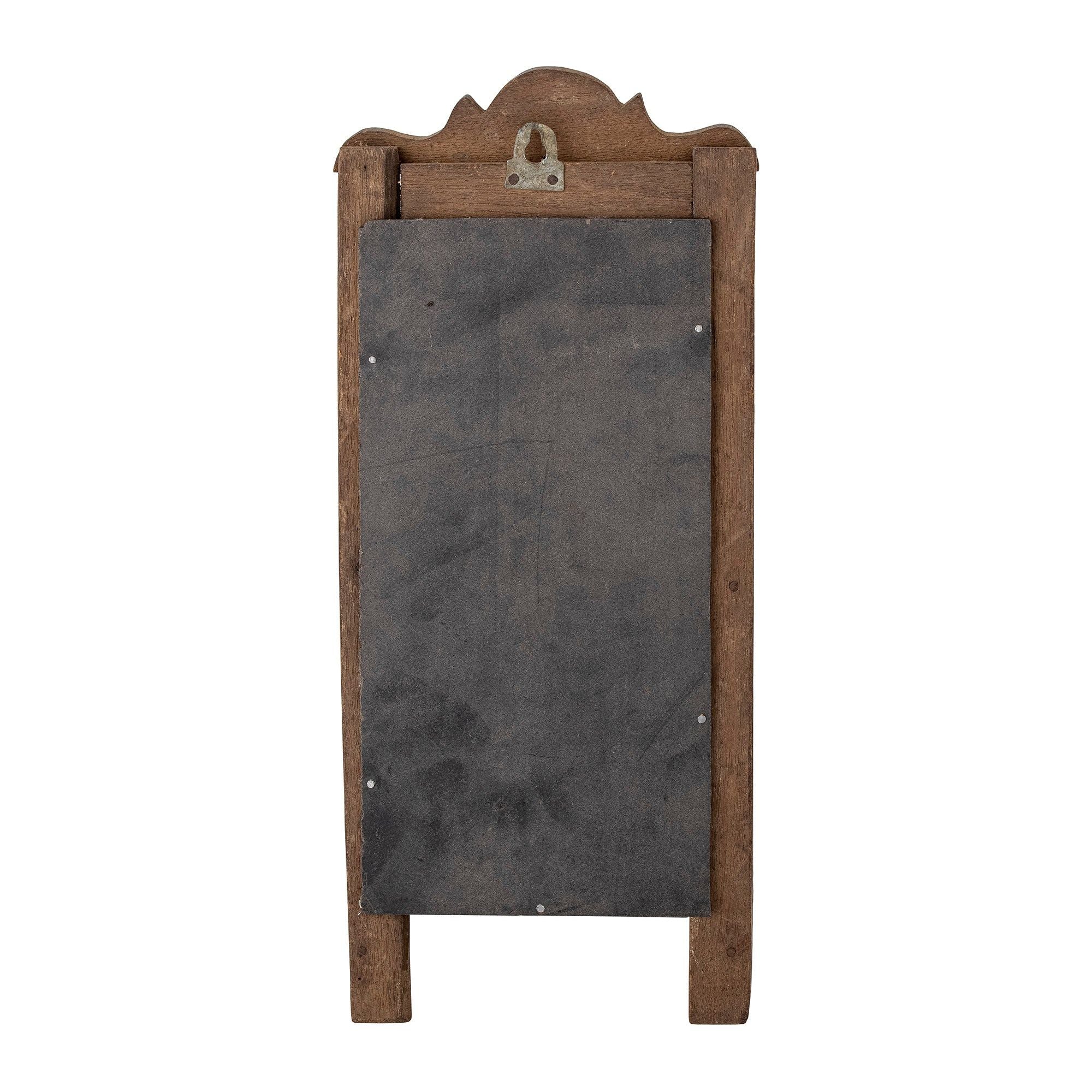 Creative Collection Sehar Spegel med Hylla, Brun, Återvunnet Trä