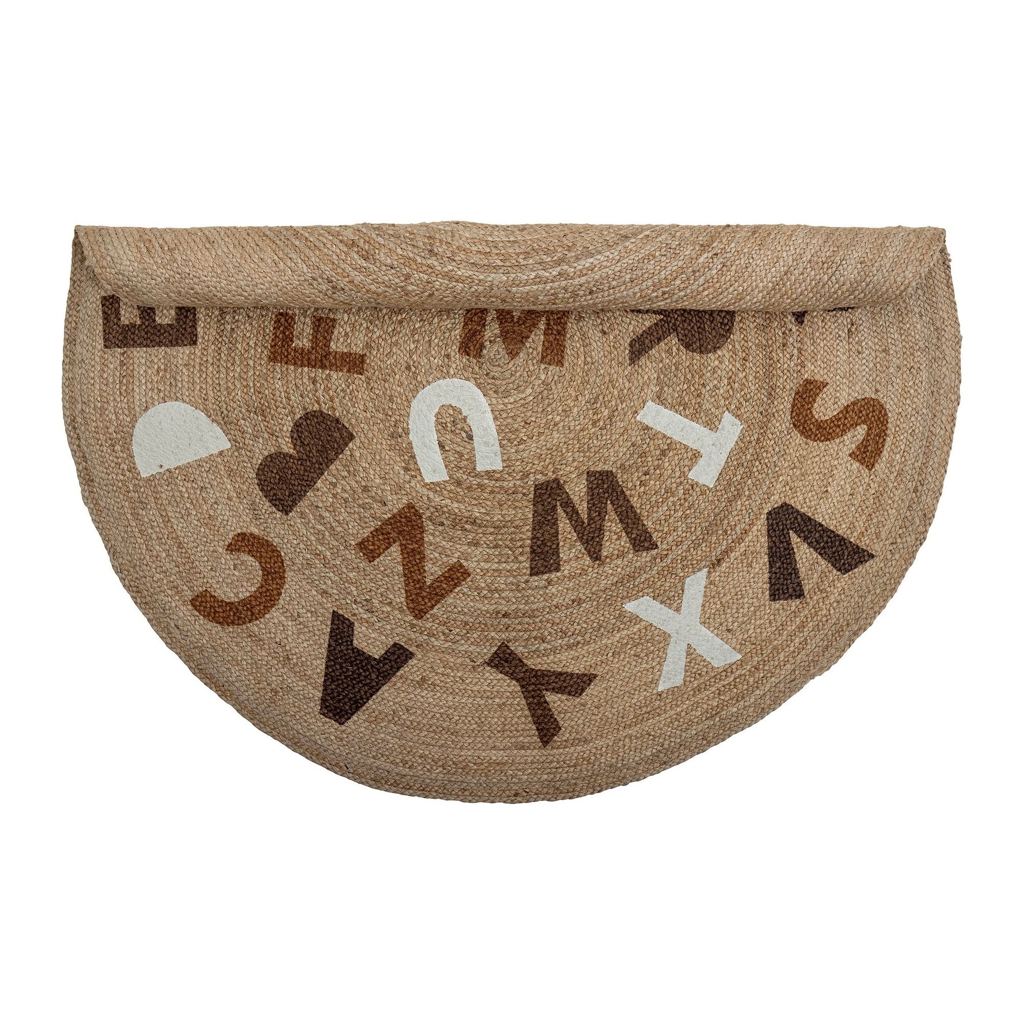 Bloomingville Mini Dinne Matta, Brun, Jute