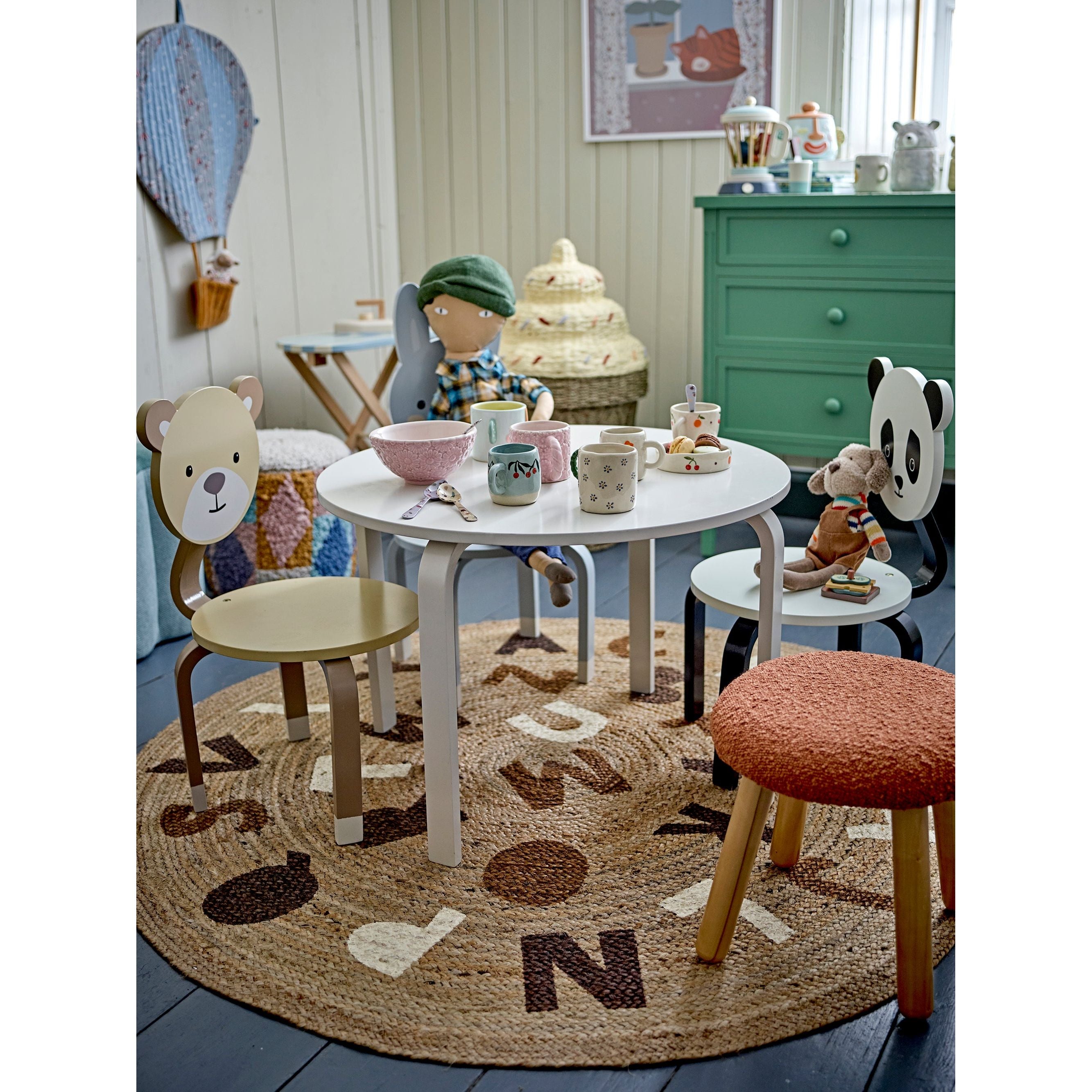 Bloomingville Mini Dinne Matta, Brun, Jute