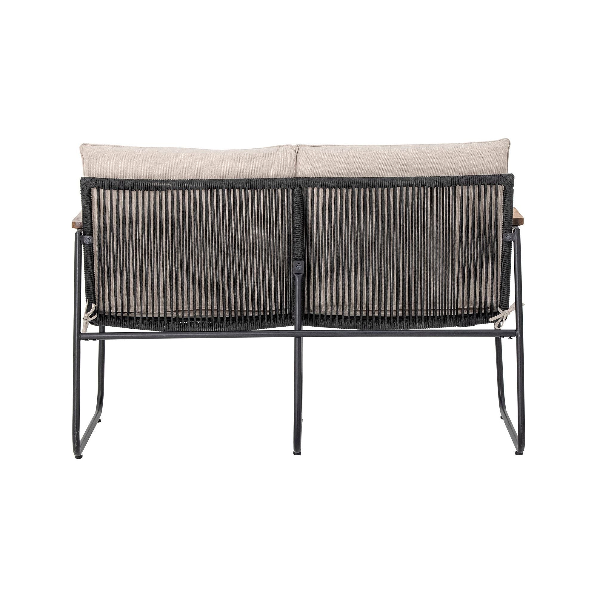 Bloomingville Hampton Soffa, Svart, Metall