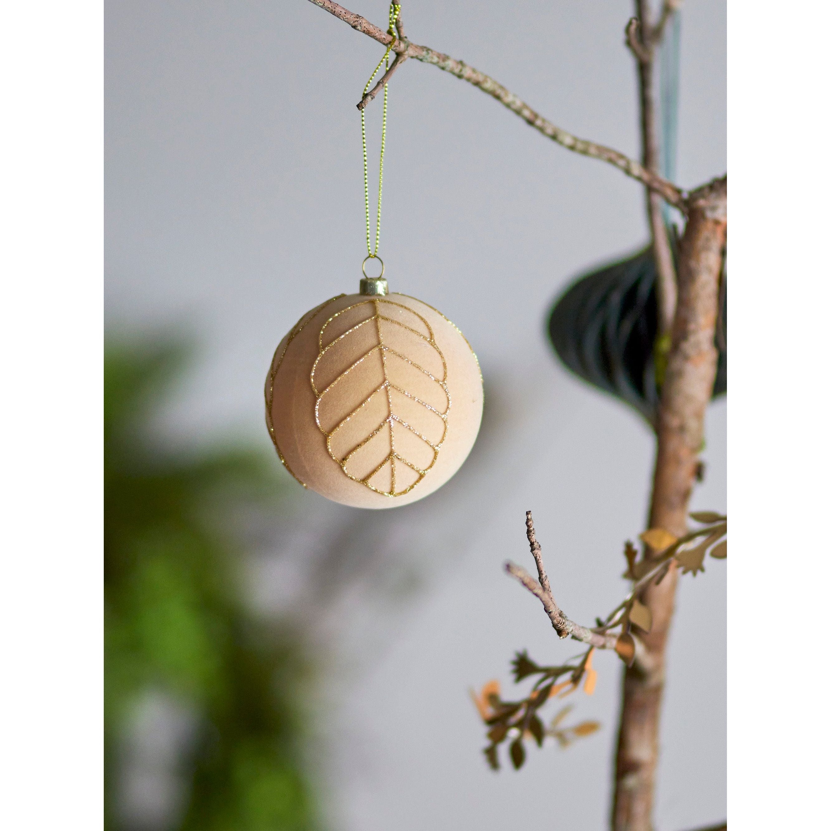 Bloomingville Cira Ornament, Guld, Plast