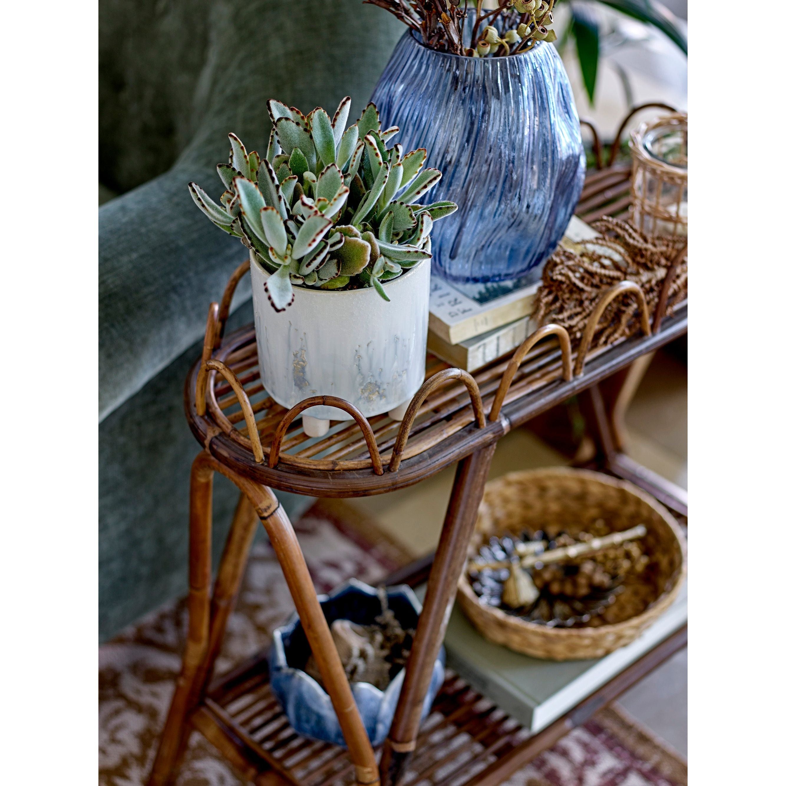 Creative Collection Leyla Vas, Blå, Glas
