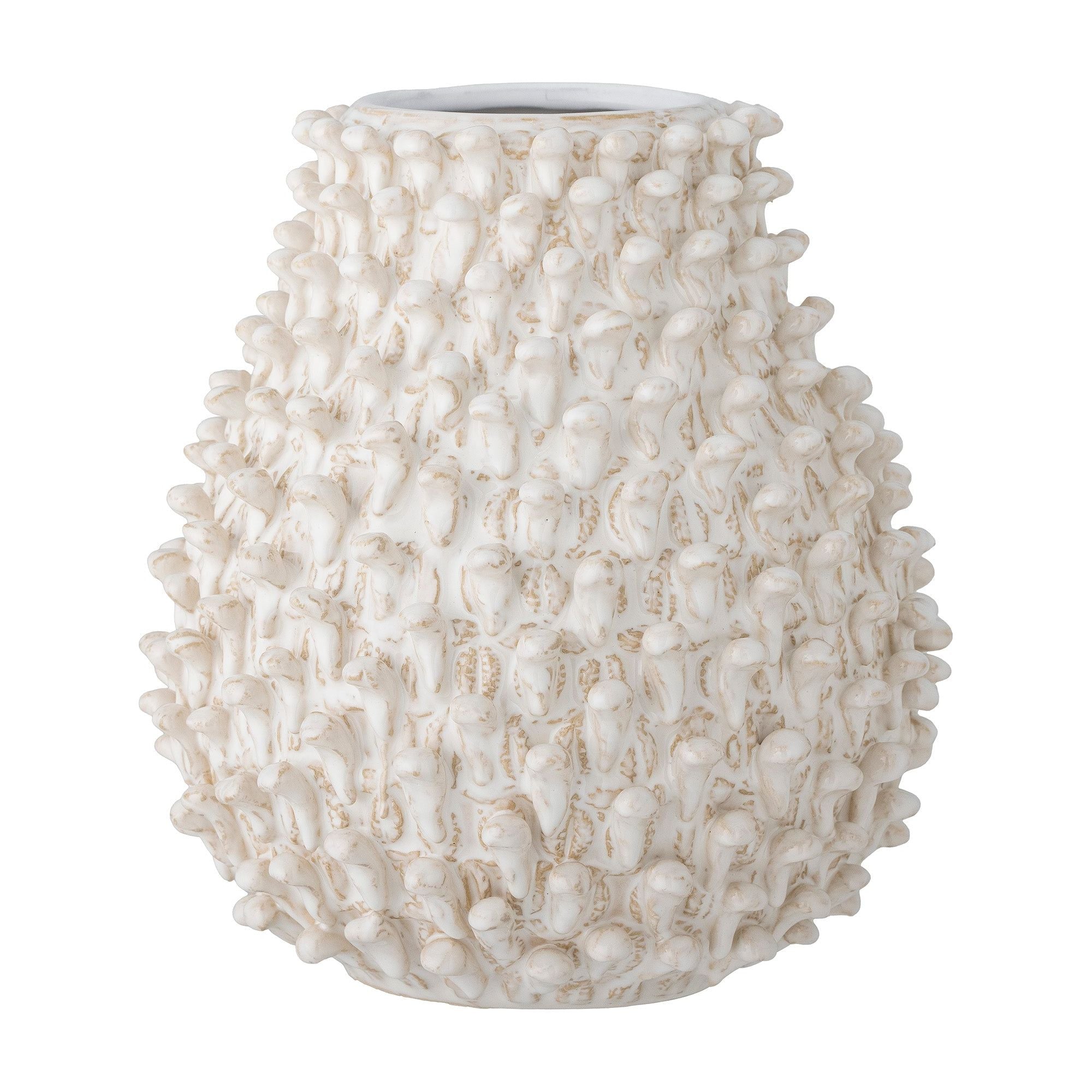 Bloomingville Spikey Vas, Natur, Stengods