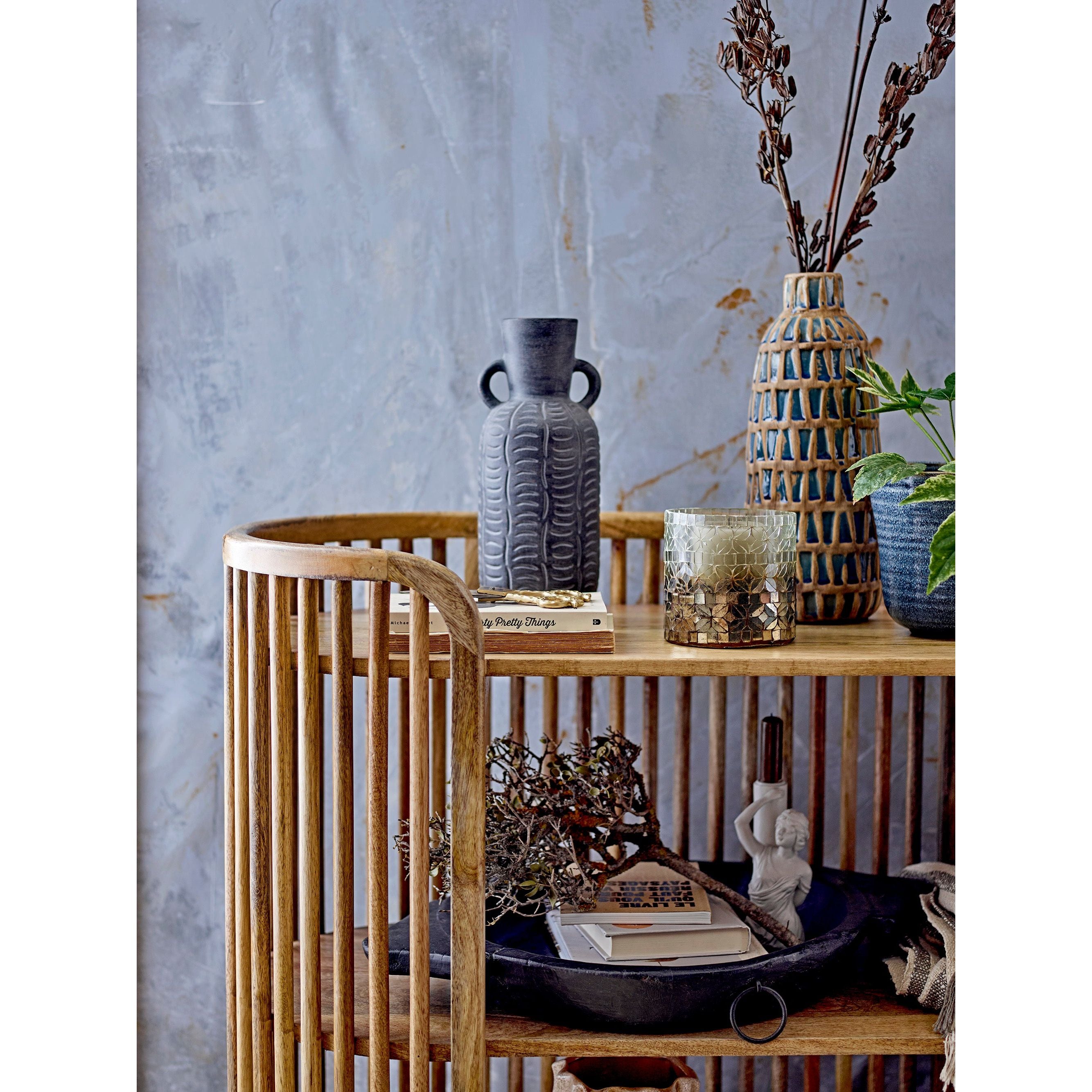 Creative Collection Mayann Deco Vas, Blå, Terrakotta