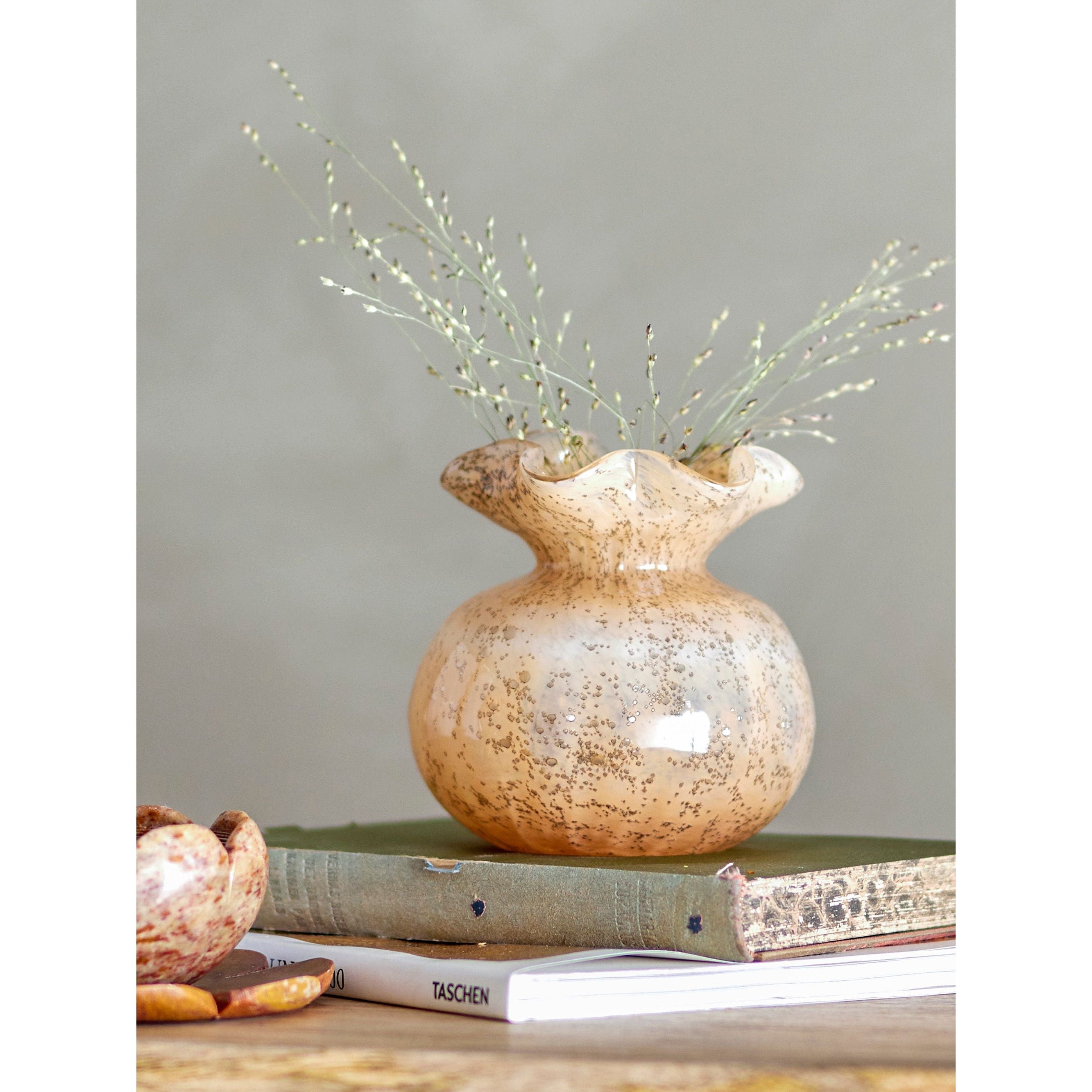 Creative Collection Thebe Vas, Orange, Glas