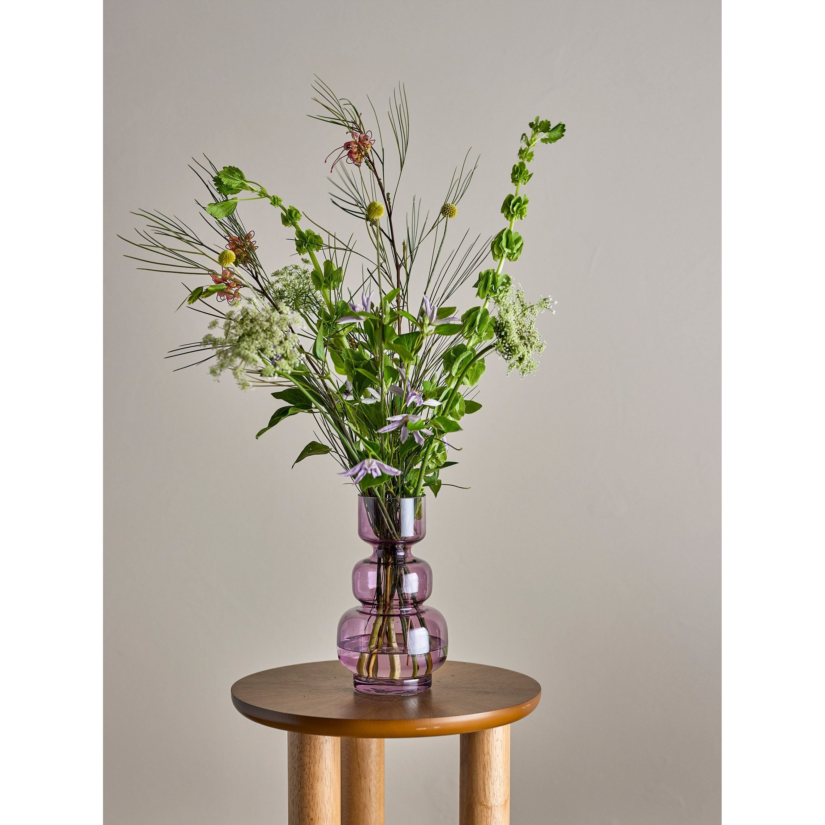 Bloomingville Johnson Vas, Lila, Glas