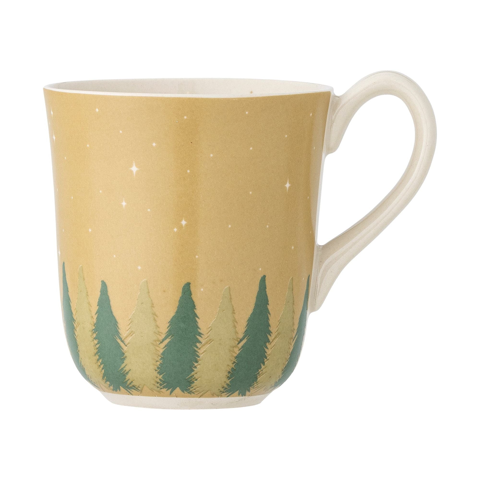 Bloomingville Spruce Mugg, Grön, Stengods