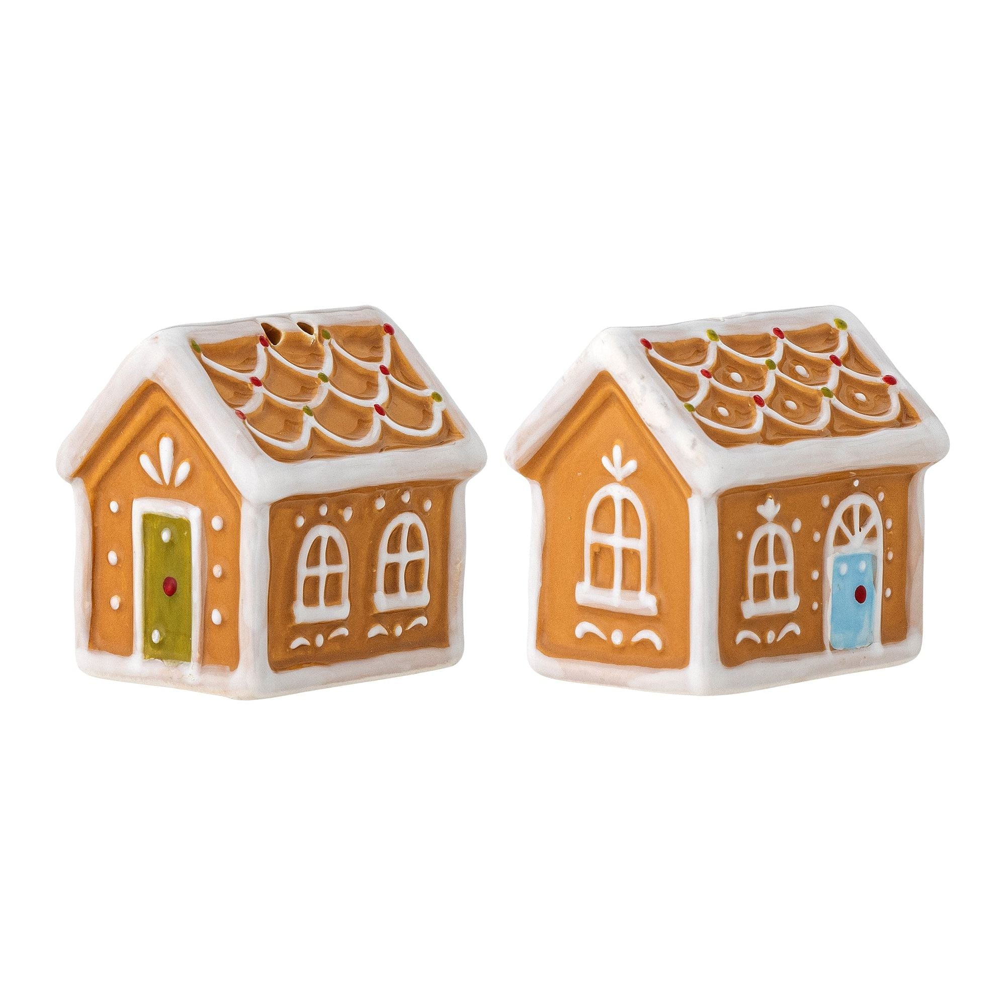 Bloomingville Ginnie Salt- och Pepparkar Set, Brun, Keramik