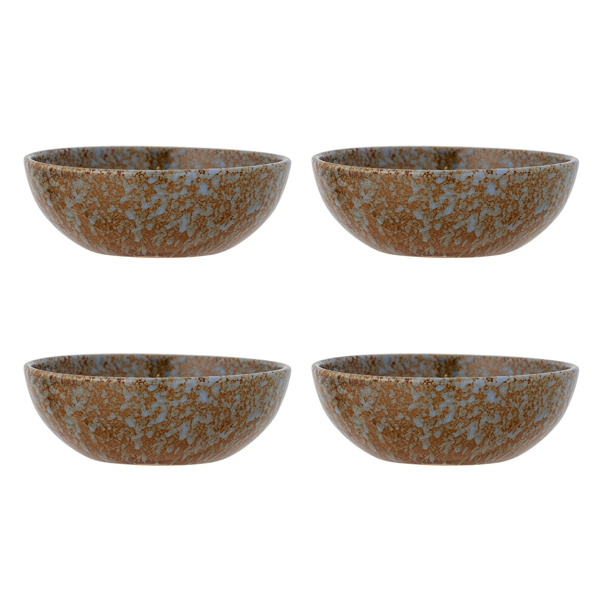 Bloomingville Paula Skål, Flerpack, Blå, Stengods