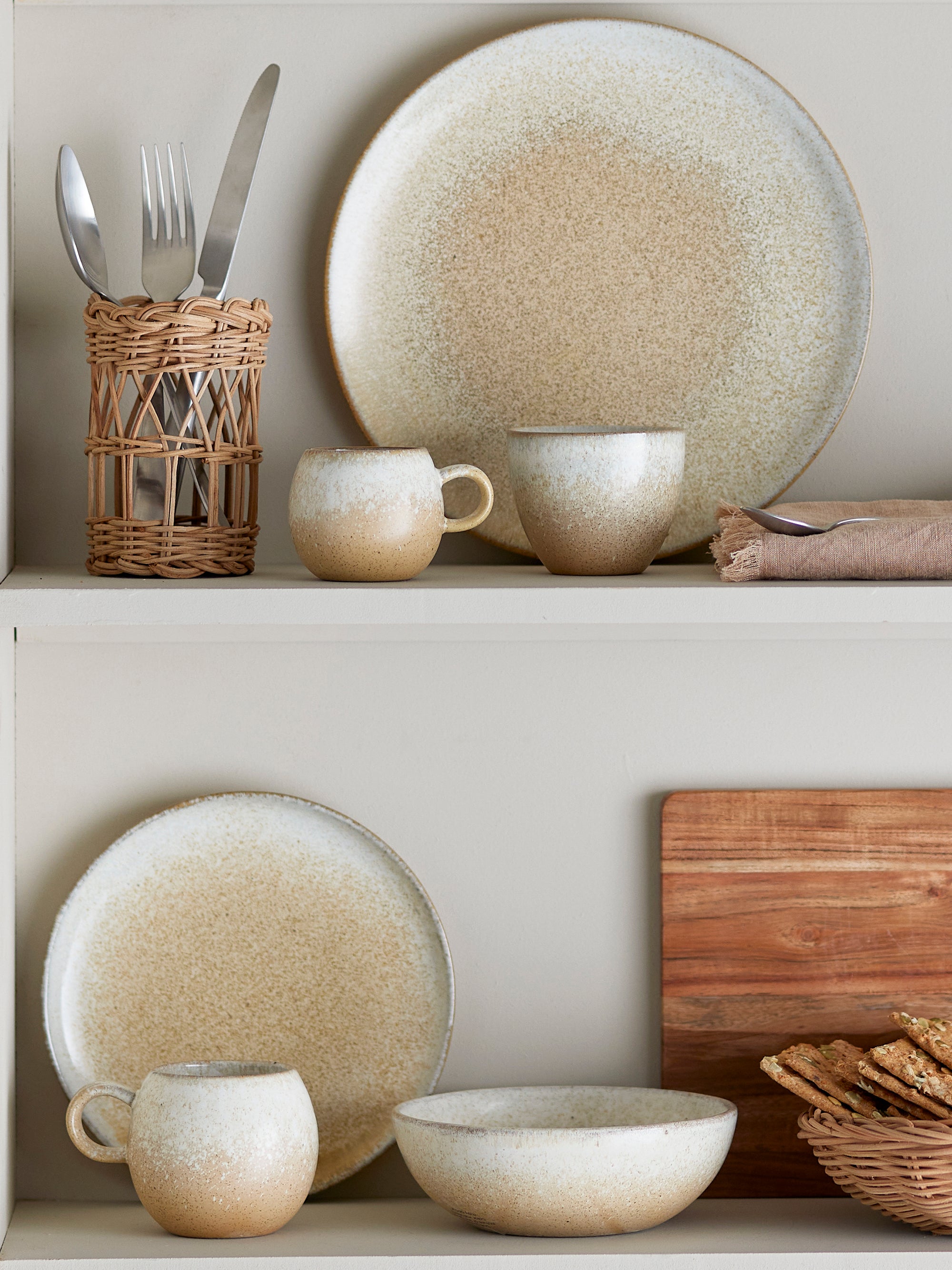 Bloomingville Paula Skål, Flerpack, Natur, Stengods