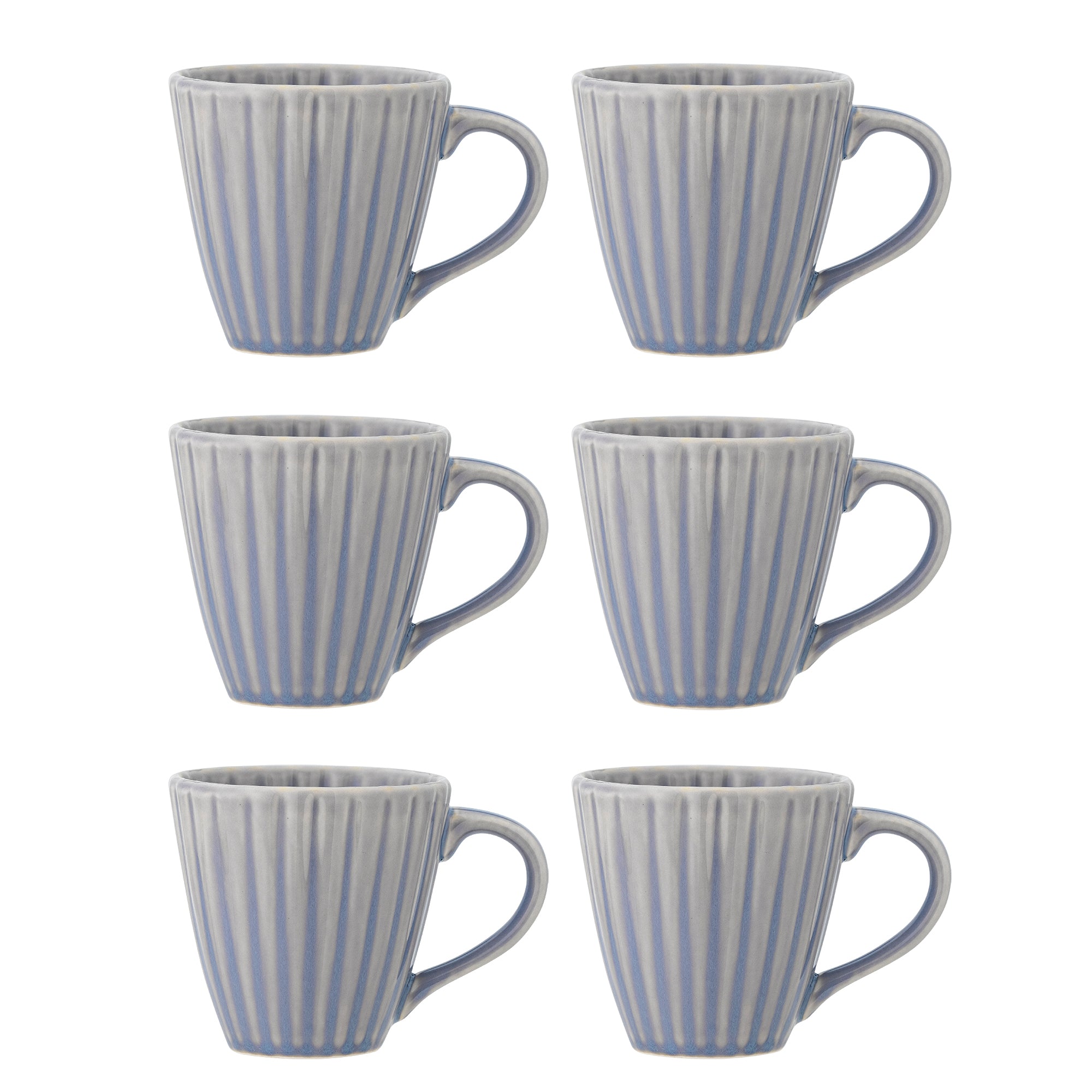 Bloomingville Latina Mugg. Flerpack, Blå, Stengods