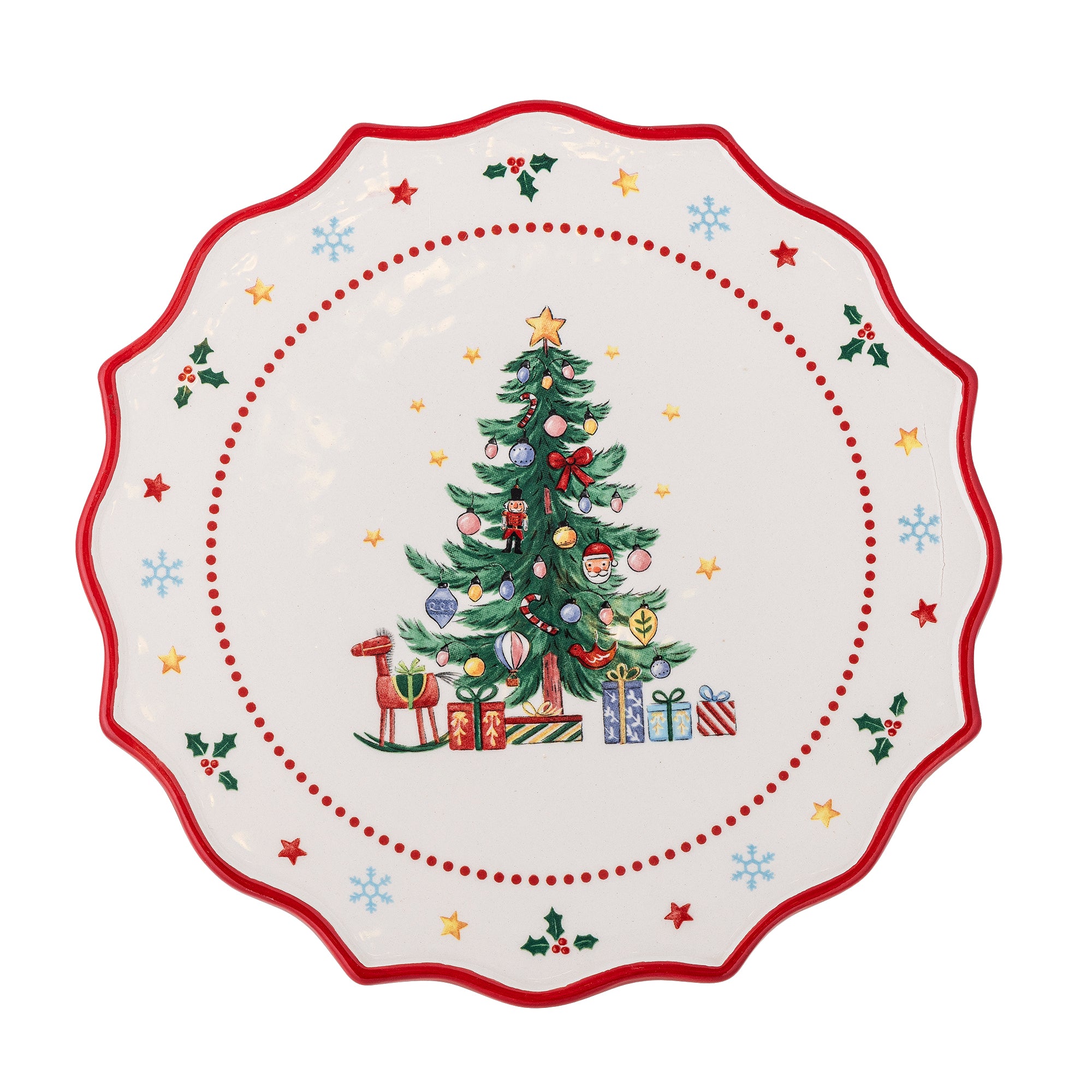 Bloomingville Naive Kakfat, Röd, Keramik