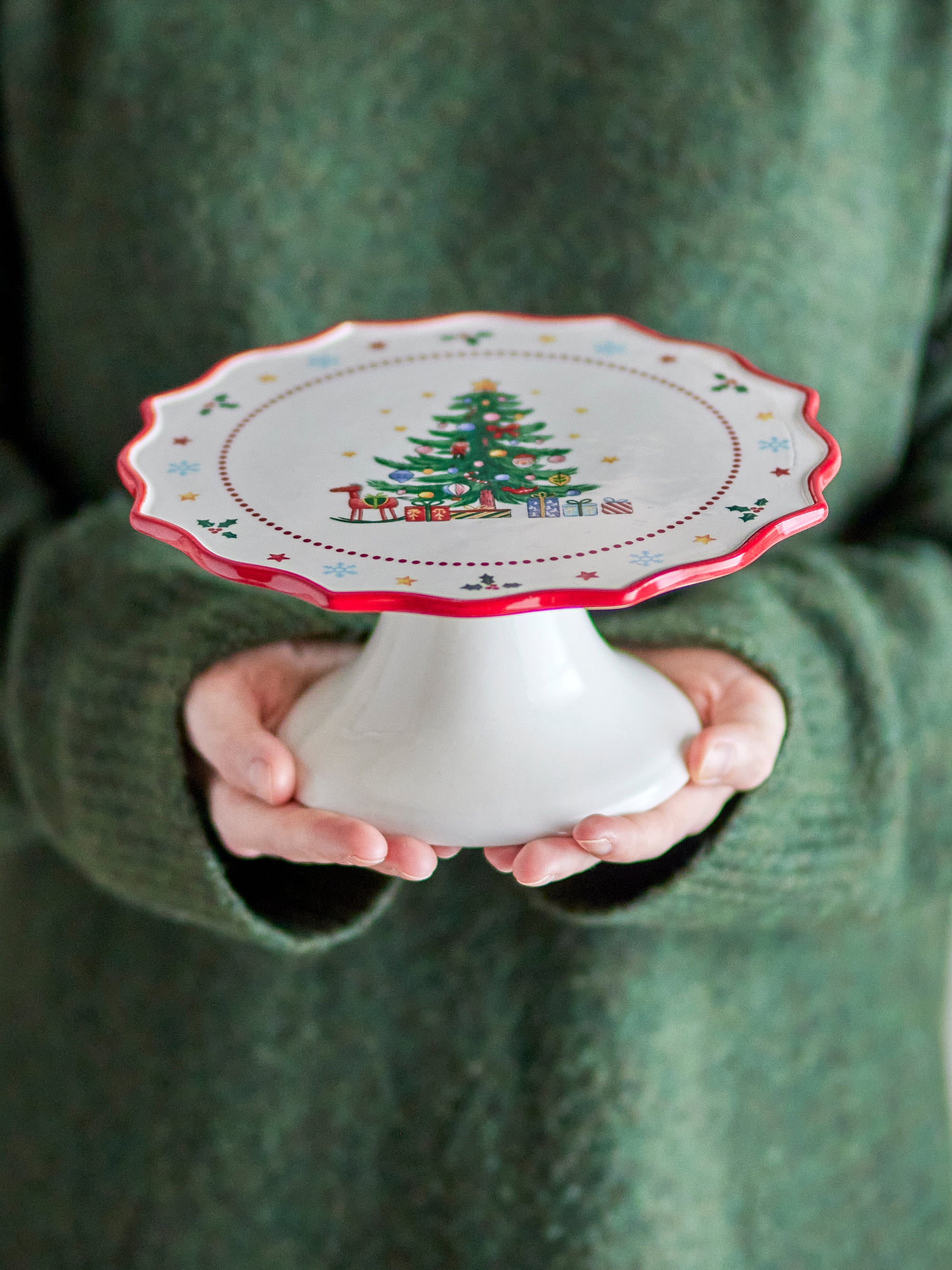 Bloomingville Naive Kakfat, Röd, Keramik