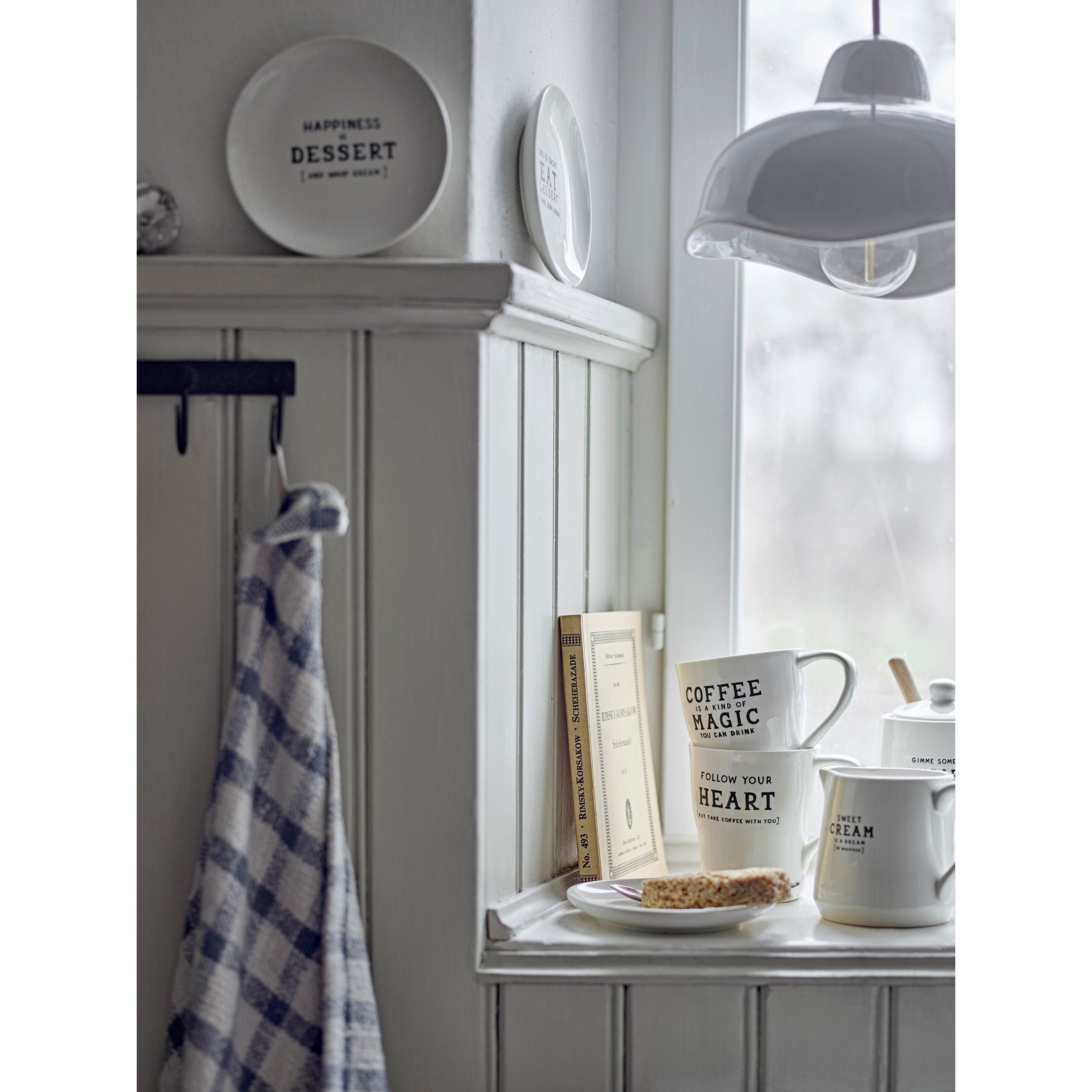 Creative Collection Wendy Kopp, Vit, Stengods