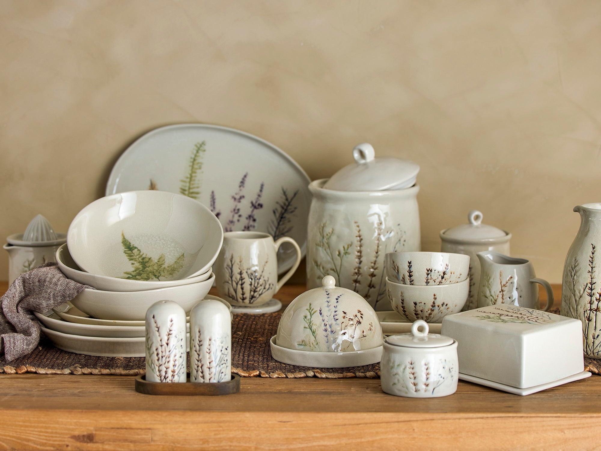 Bloomingville Bea Mugg. Flerpack, Natur, Stengods