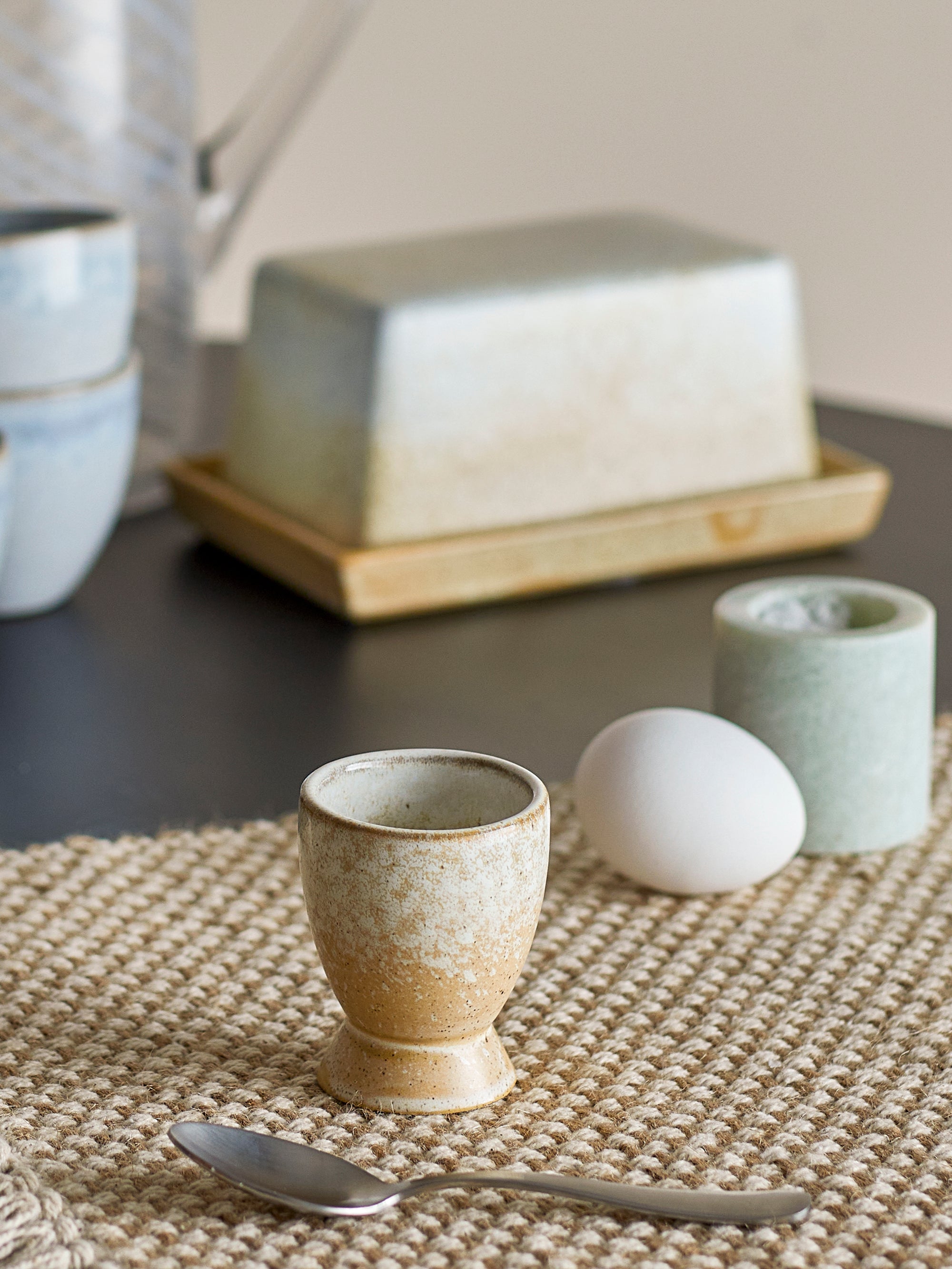 Bloomingville Paula Äggkopp, Natur, Stengods